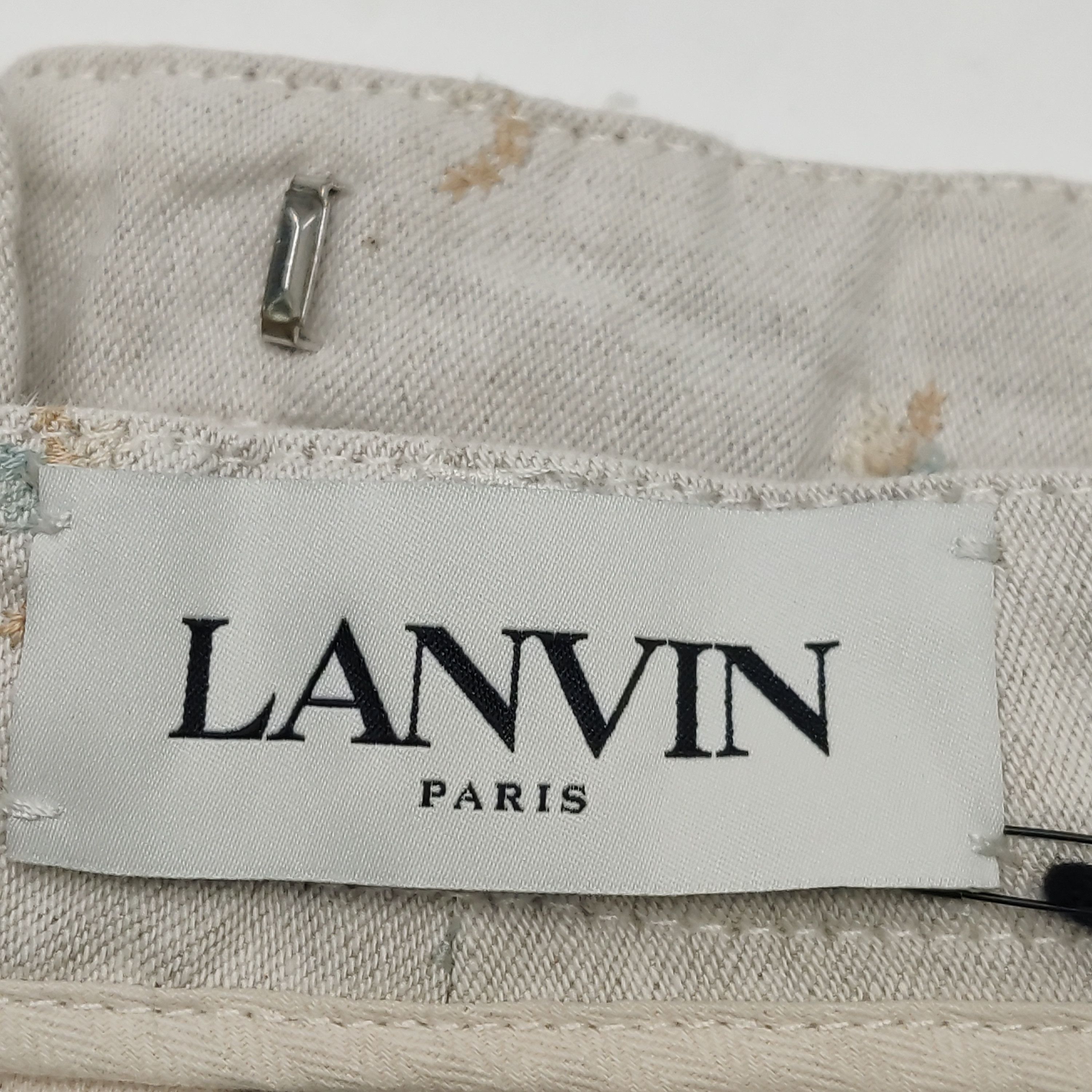 Lanvin Lanvin Floral Embroidered Mini Skirt Size 38 Size 27" / US 4 / IT 40 - 5 Thumbnail