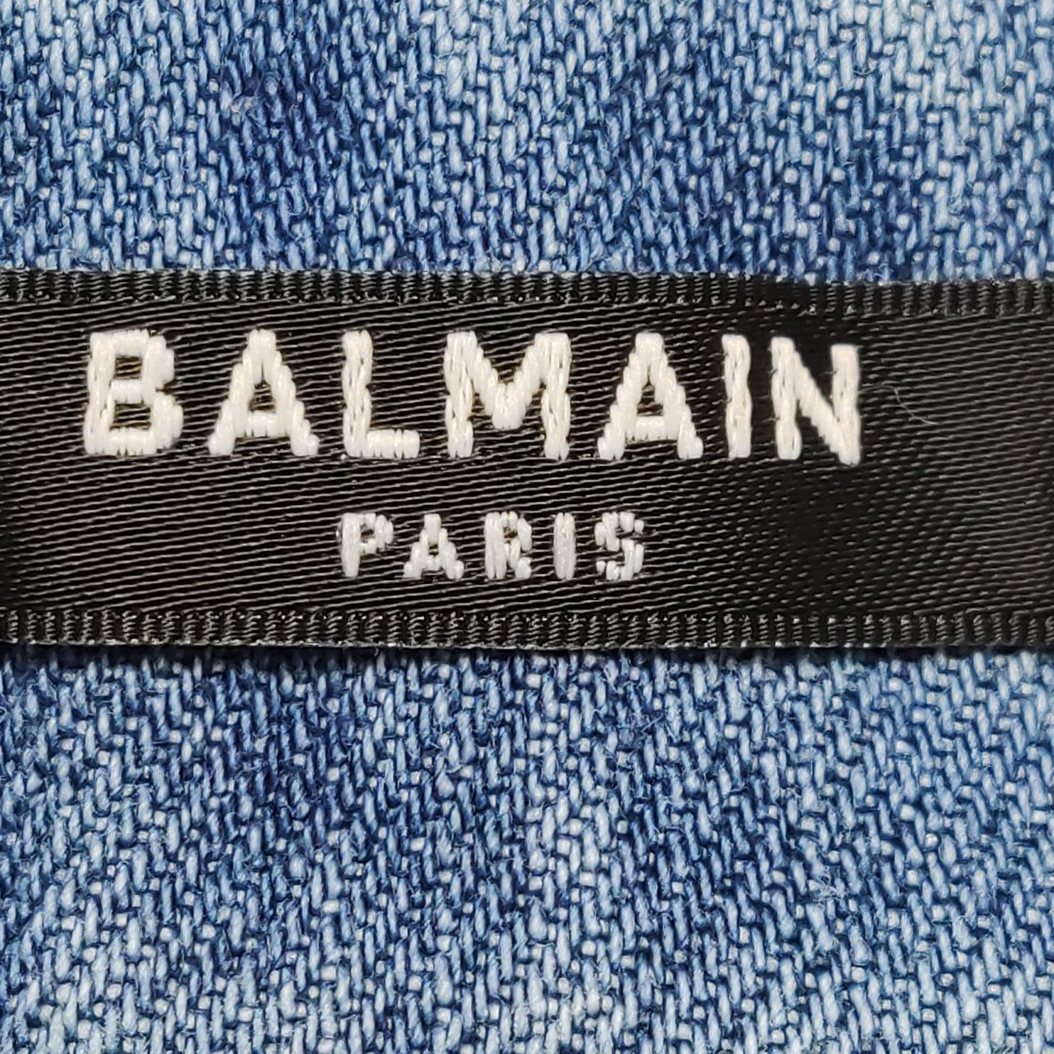 Balmain Balmain Monogram Denim Shorts Size 36 Size 26" / US 2 / IT 38 - 4 Thumbnail