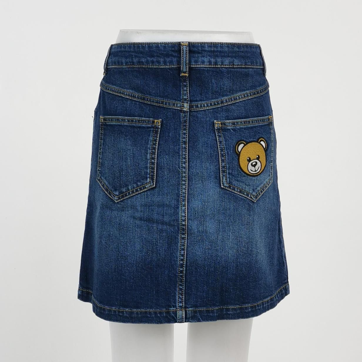 Moschino Moschino Teddy Bear Patch Mini Skirt US 6 Size 28" / US 6 / IT 42 - 2 Thumbnail