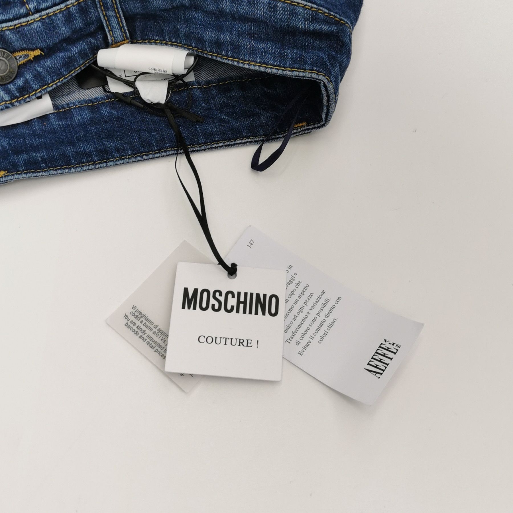 Moschino Moschino Teddy Bear Denim Mini Skirt Size 6 Size 28" / US 6 / IT 42 - 5 Thumbnail