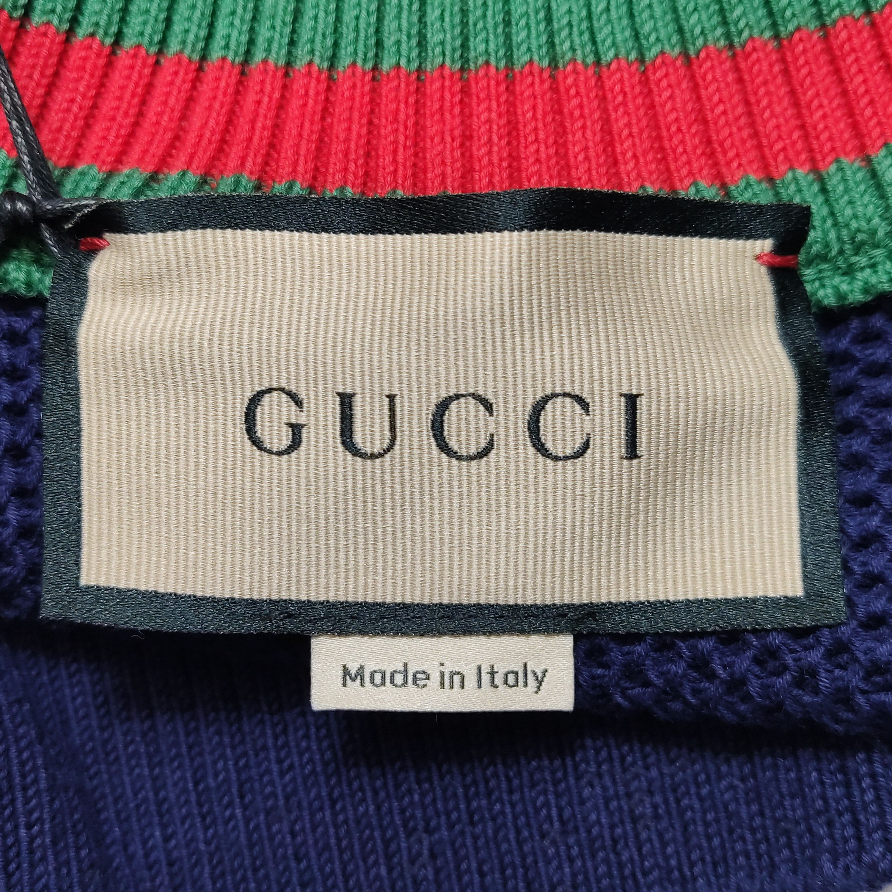 Gucci Gucci Web Trim Cardigan Size L Size US L / EU 52-54 / 3 - 5 Thumbnail