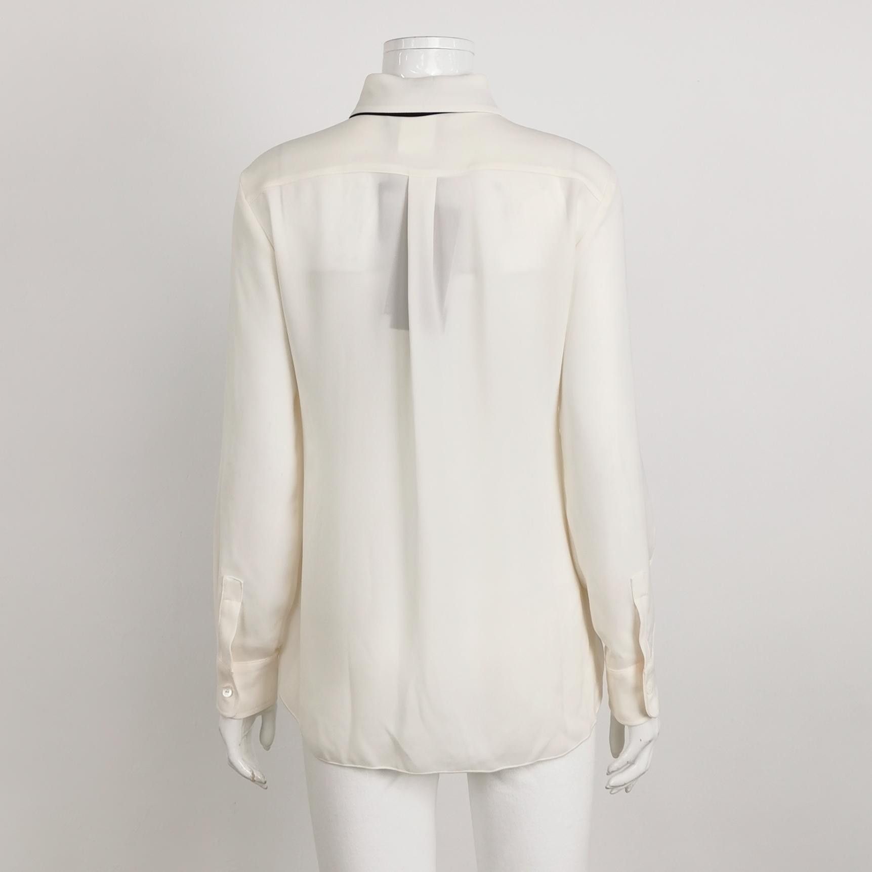 Max Mara Max Mara Studio Bow Detail Long Sleeve Blouse Size 4 Size XS / US 0-2 / IT 36-38 - 2 Thumbnail