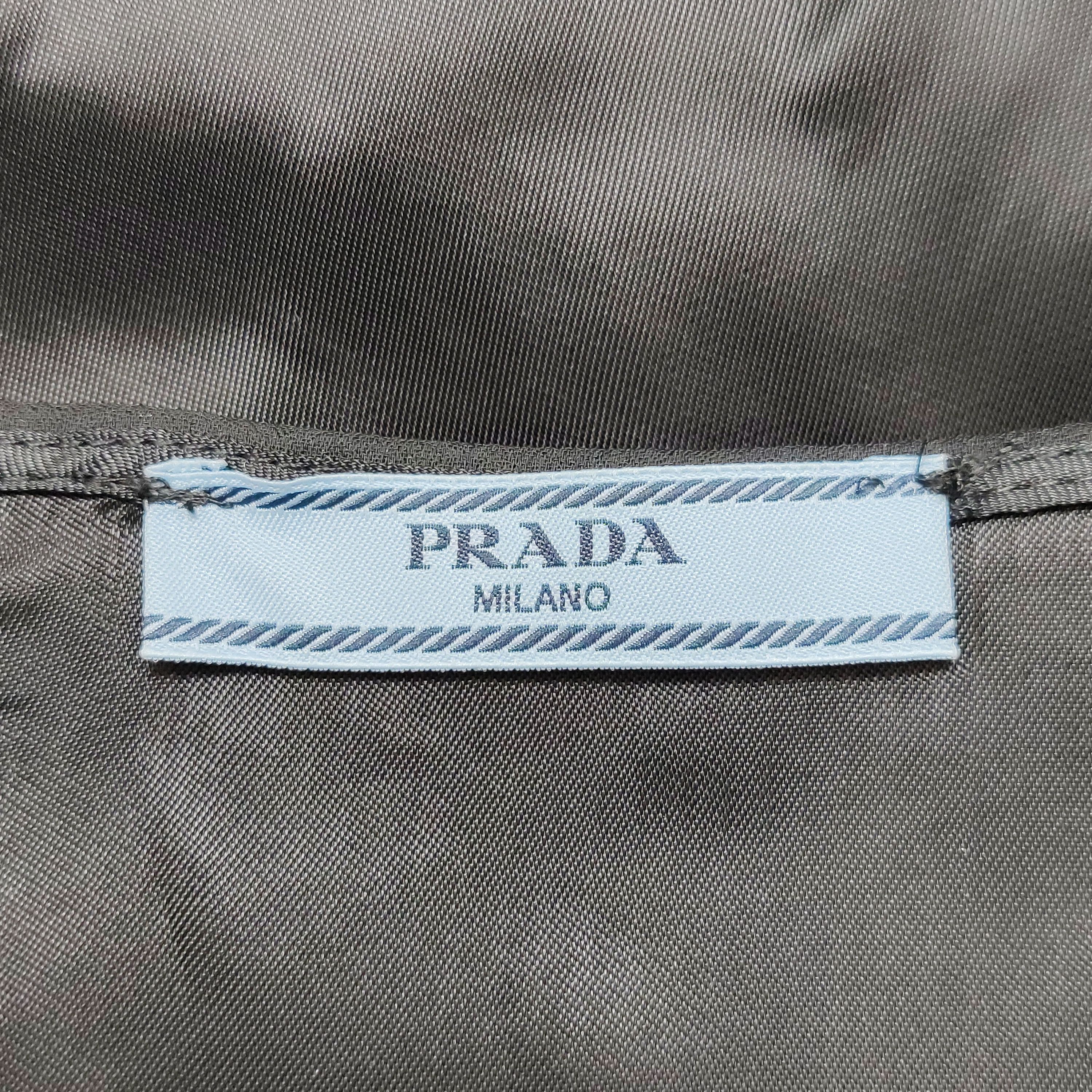 Prada Prada Black Minimalist Skirt Size 40 Size 27" / US 4 / IT 40 - 4 Thumbnail