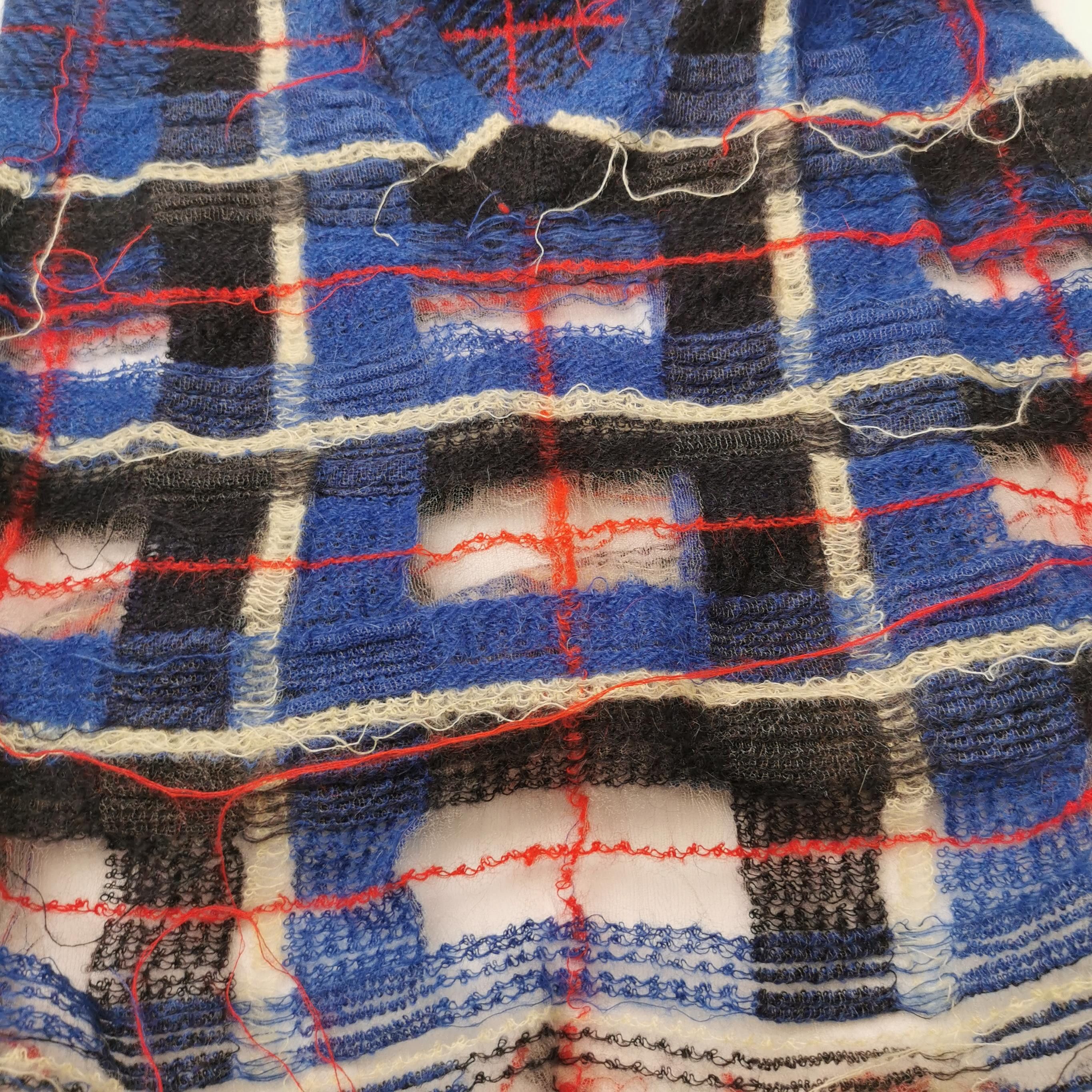 Maison Margiela Maison Margiela Plaid Mohair Knit Vest Size M Size US M / EU 48-50 / 2 - 3 Thumbnail