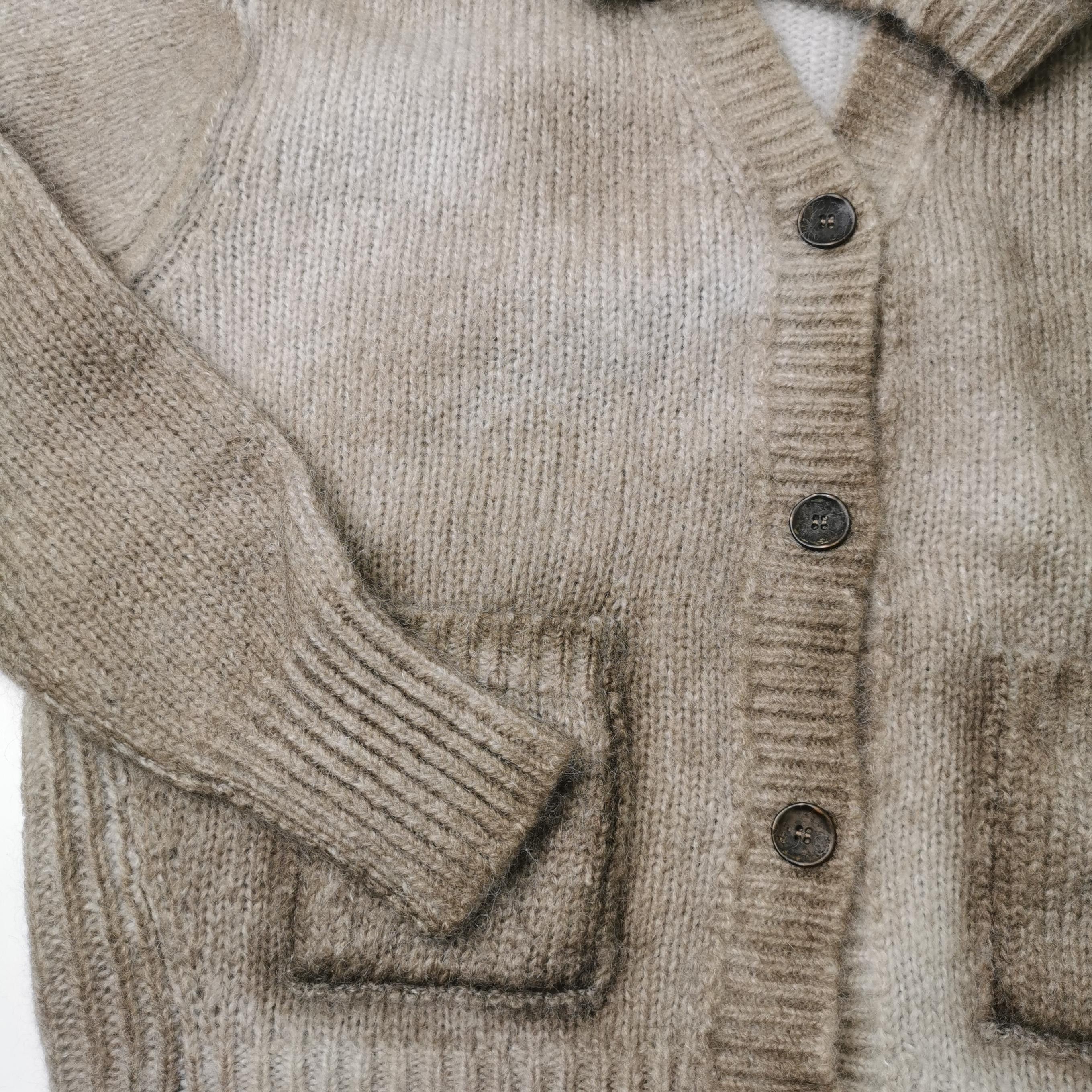 Acne Studios Acne Studios Mohair Blend V-Neck Cardigan Size M Size US M / EU 48-50 / 2 - 3 Thumbnail