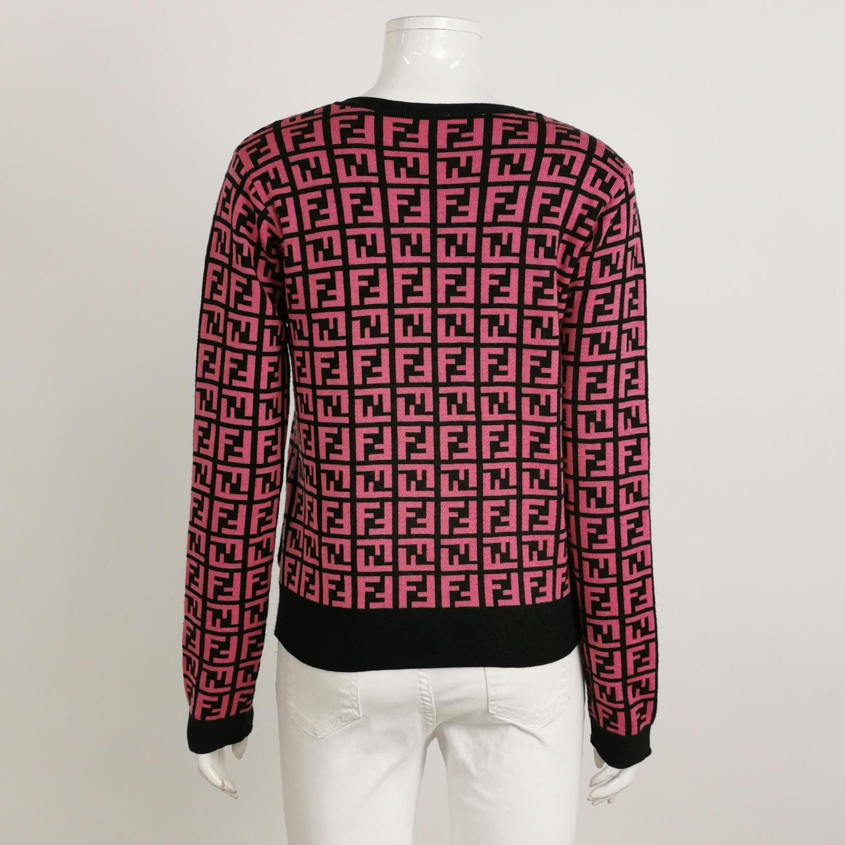 Fendi Fendi FF Logo Cardigan Size 44 Size M / US 6-8 / IT 42-44 - 2 Thumbnail