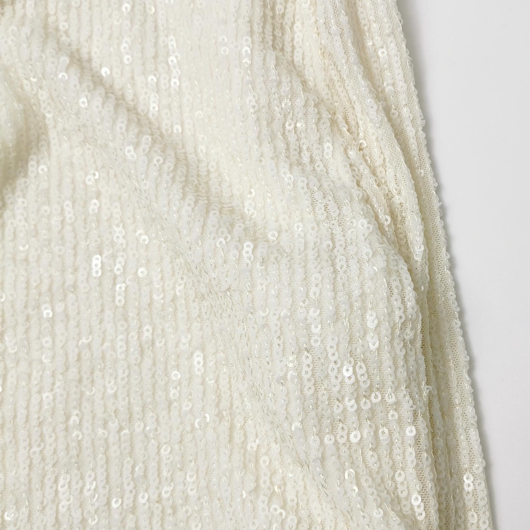 Prada Prada Sequin Mock Neck Crop Top Size 36 Size XS / US 0-2 / IT 36-38 - 4 Thumbnail