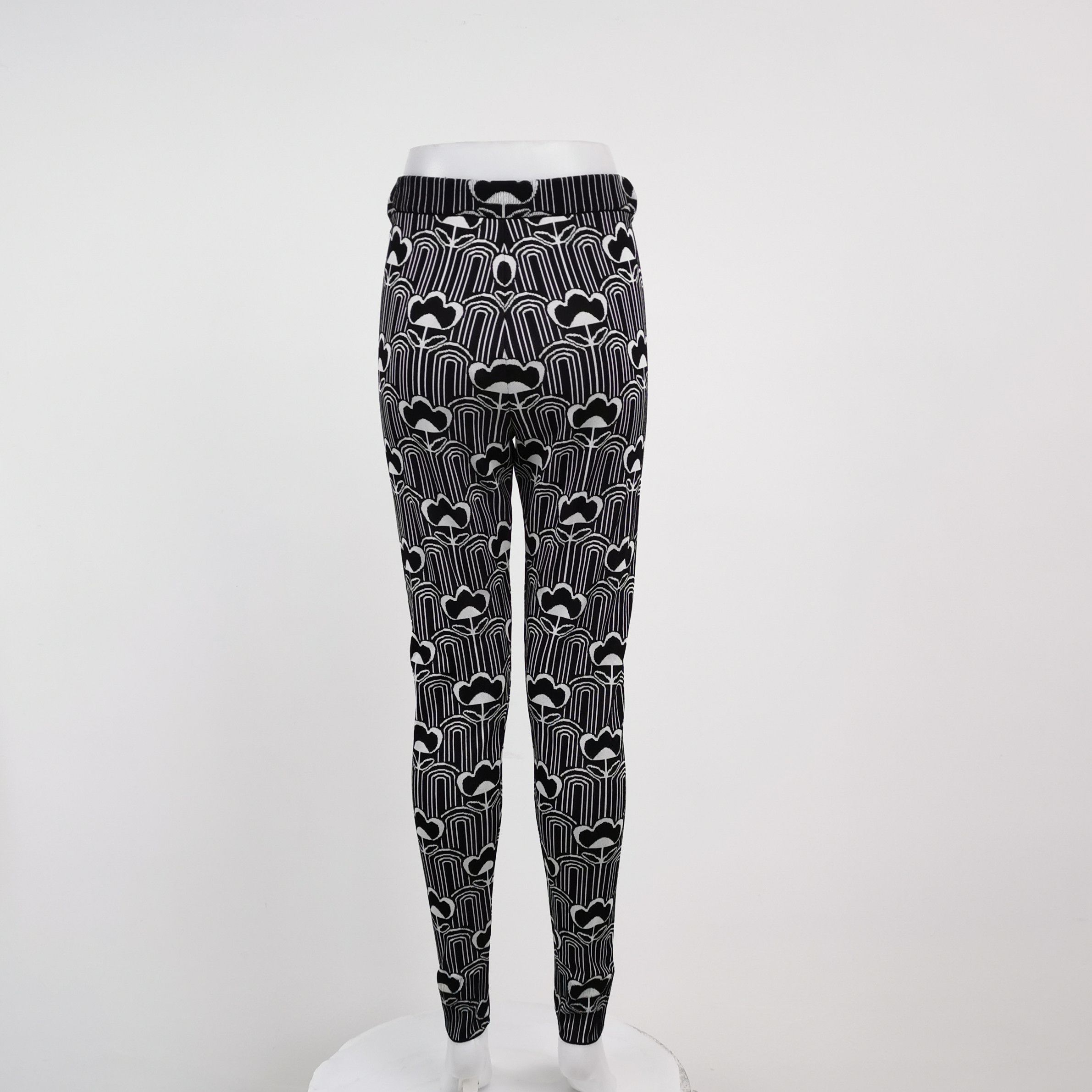 Prada Prada Patterned Knit Pants Size 40 Size 27" / US 4 / IT 40 - 2 Thumbnail