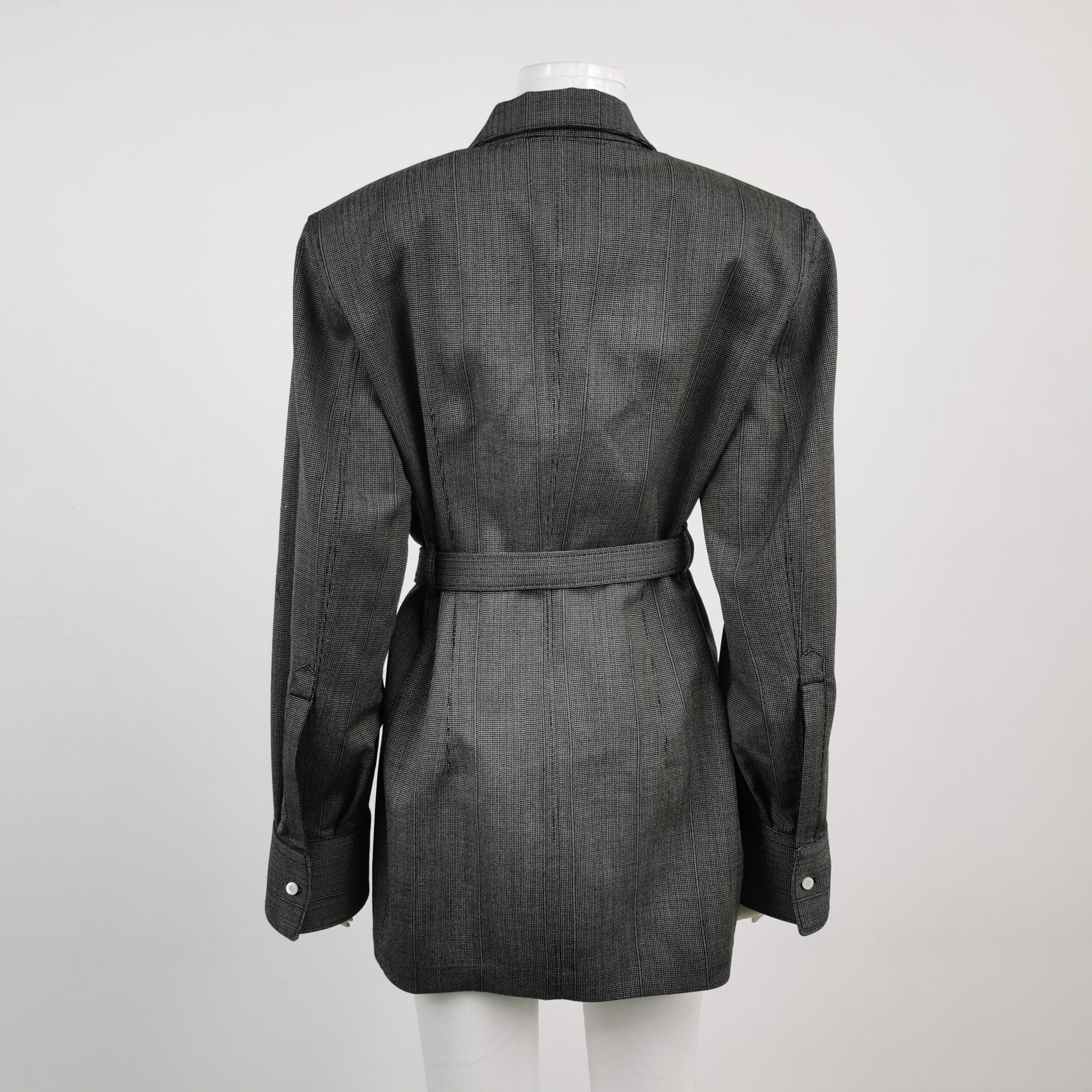Prada Prada Belted Virgin Wool Blazer Size 40 Size S / US 4 / IT 40 - 2 Thumbnail