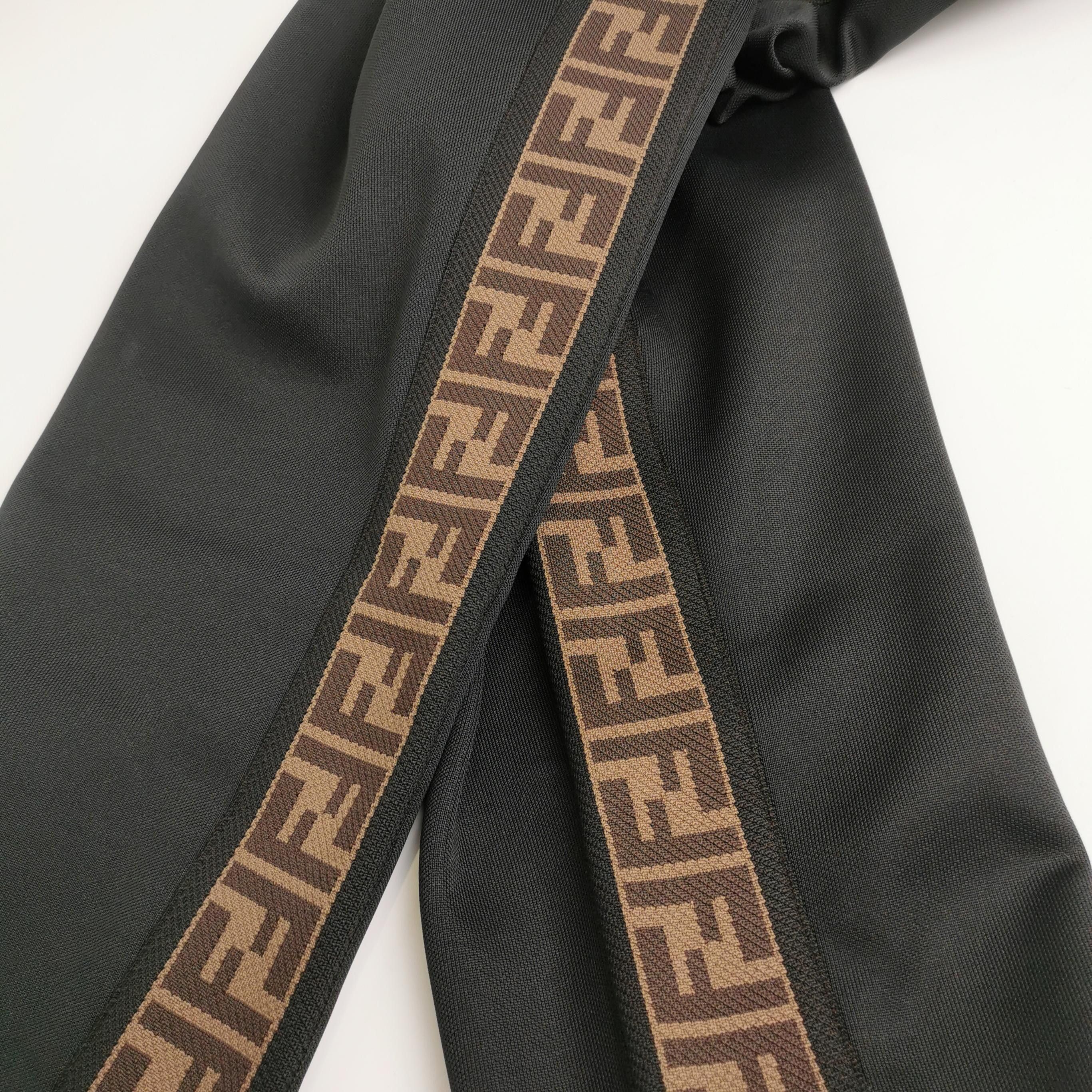 Fendi Fendi FF Logo Tape Pants Black Size 42 Size 28" / US 6 / IT 42 - 4 Thumbnail