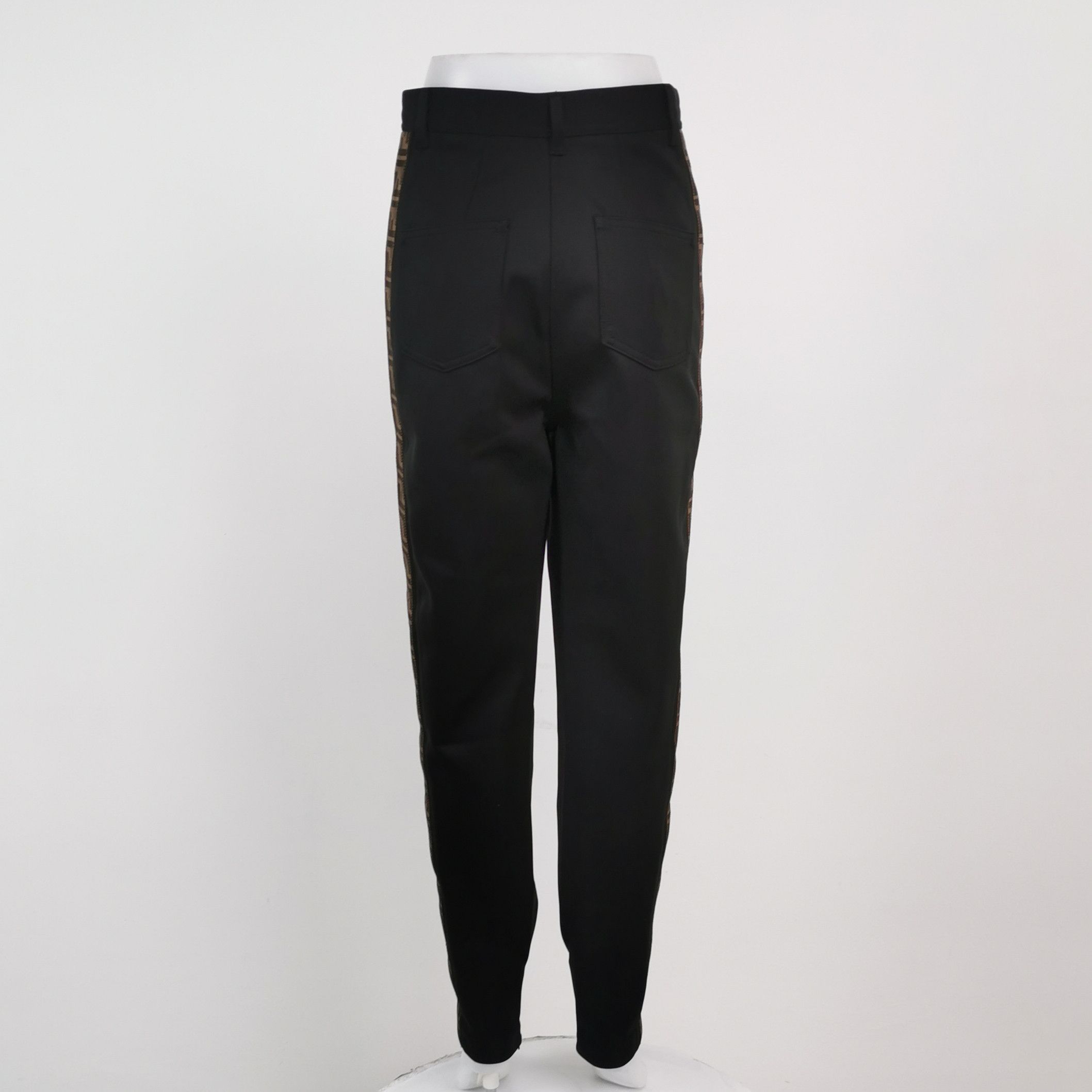 Fendi Fendi FF Logo Tape Pants Black Size 42 Size 28" / US 6 / IT 42 - 2 Thumbnail