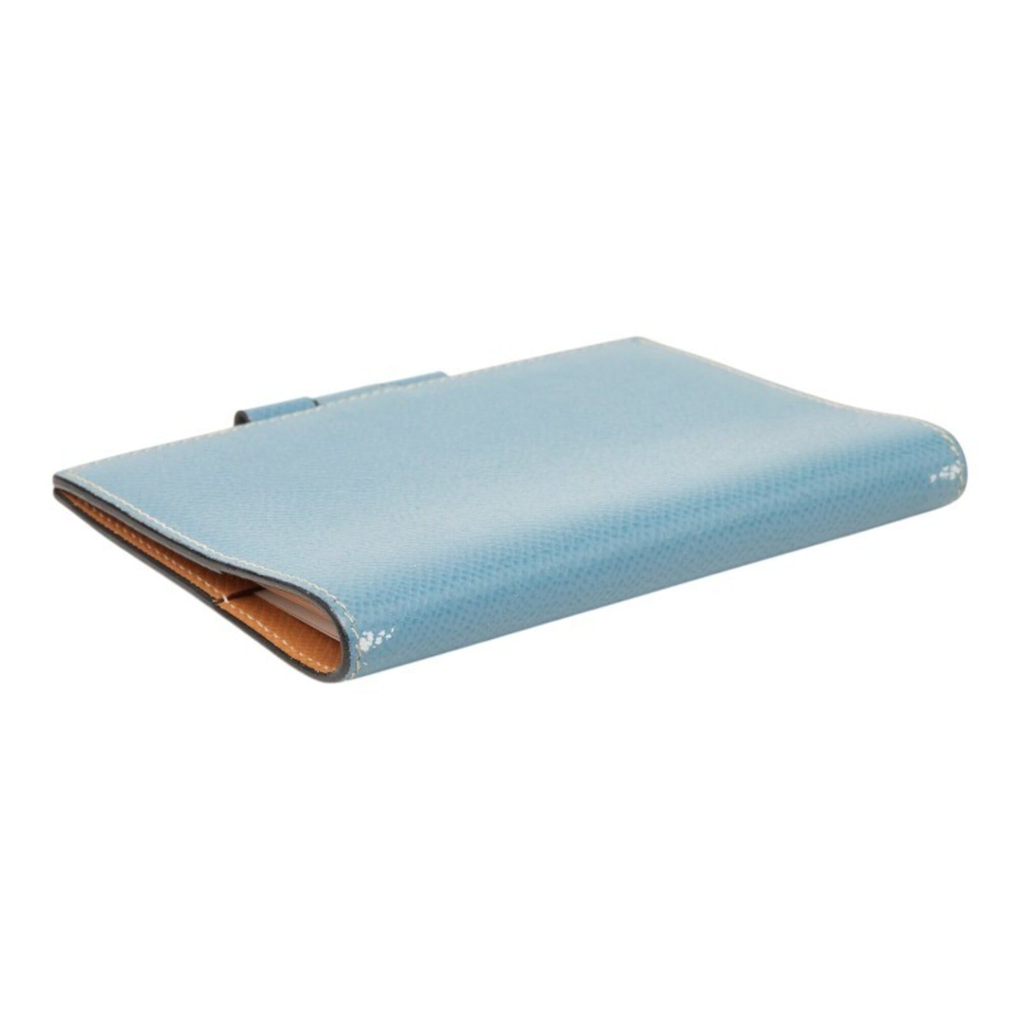 Hermes Hermes Agenda PM Notebook Cover, Blue Jean Blue, Veau Epsom Leather, Women's Size ONE SIZE - 5 Thumbnail