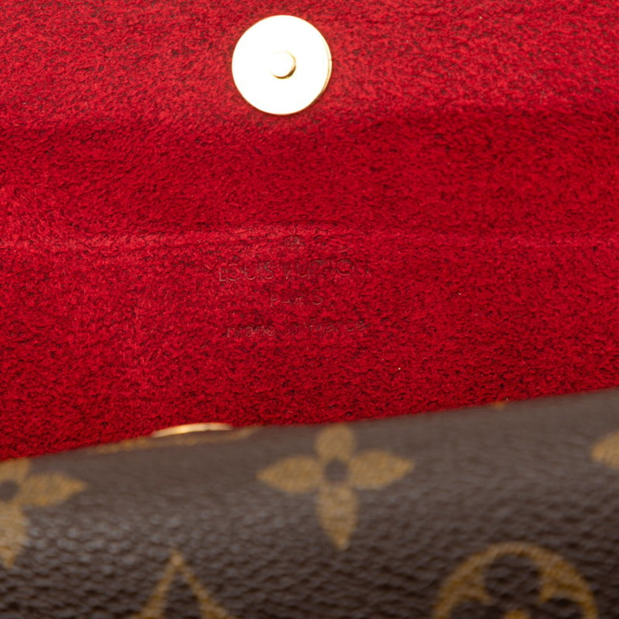 Louis Vuitton Louis Vuitton Monogram Recital Handbag M51900 Brown Leather Women's LOUIS VUITTON Size ONE SIZE - 5 Thumbnail