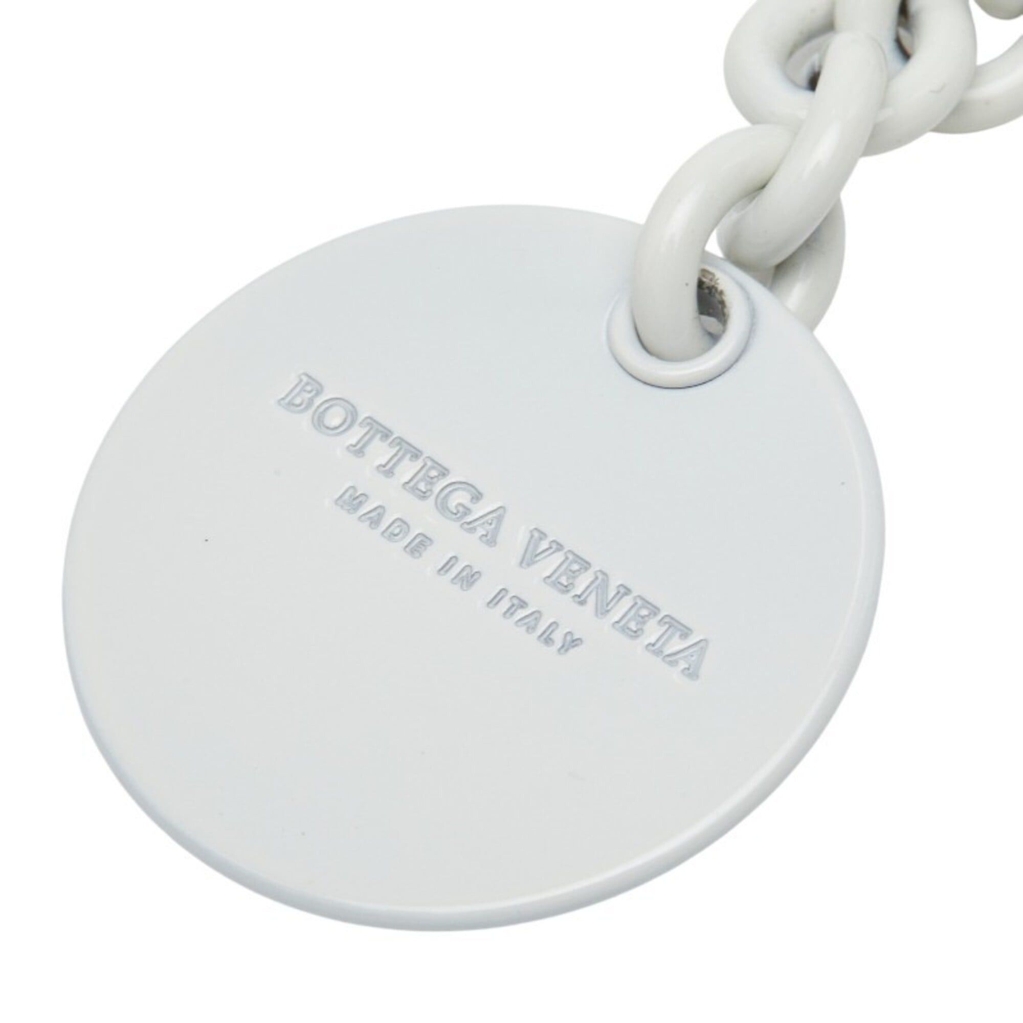 Bottega Veneta Bottega Veneta Logo Chain Belt, Light Gray Enamel Metal, Women's. Size ONE SIZE - 3 Thumbnail
