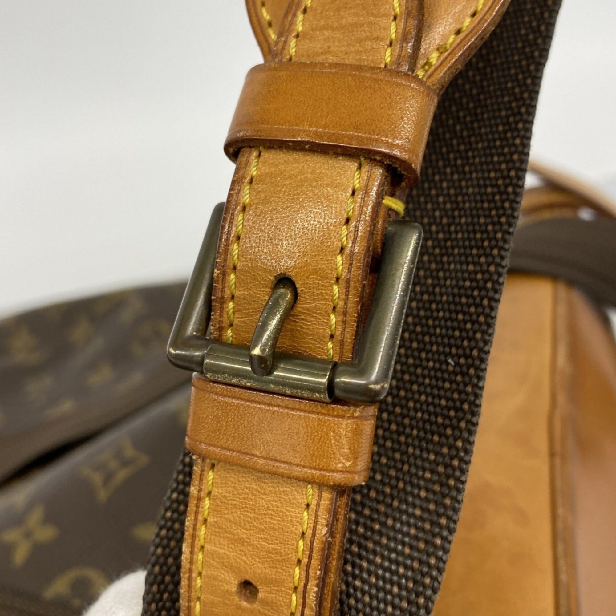 louis vuitton backpack buckle Monogram Canvas Montsouris MM Brown M51136 leather goods and ready LOUIS VUITTON 1999 Montsouris Monogram