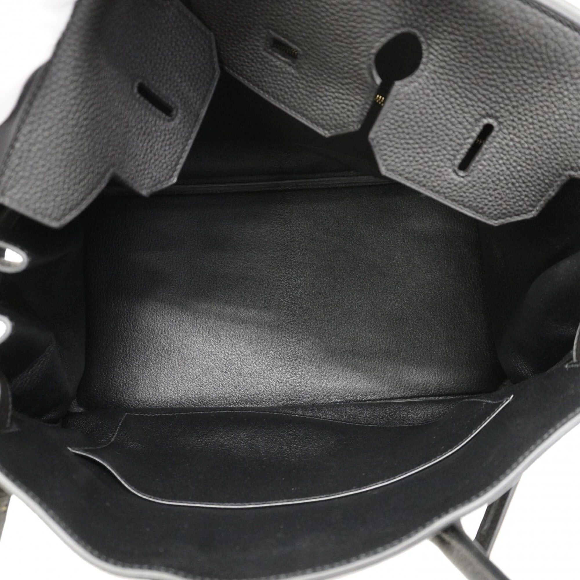 Hermes Hermes Birkin 35 Togo Leather Handbag, Black, Y Stamp, Women's, P2859810 Size ONE SIZE - 4 Thumbnail