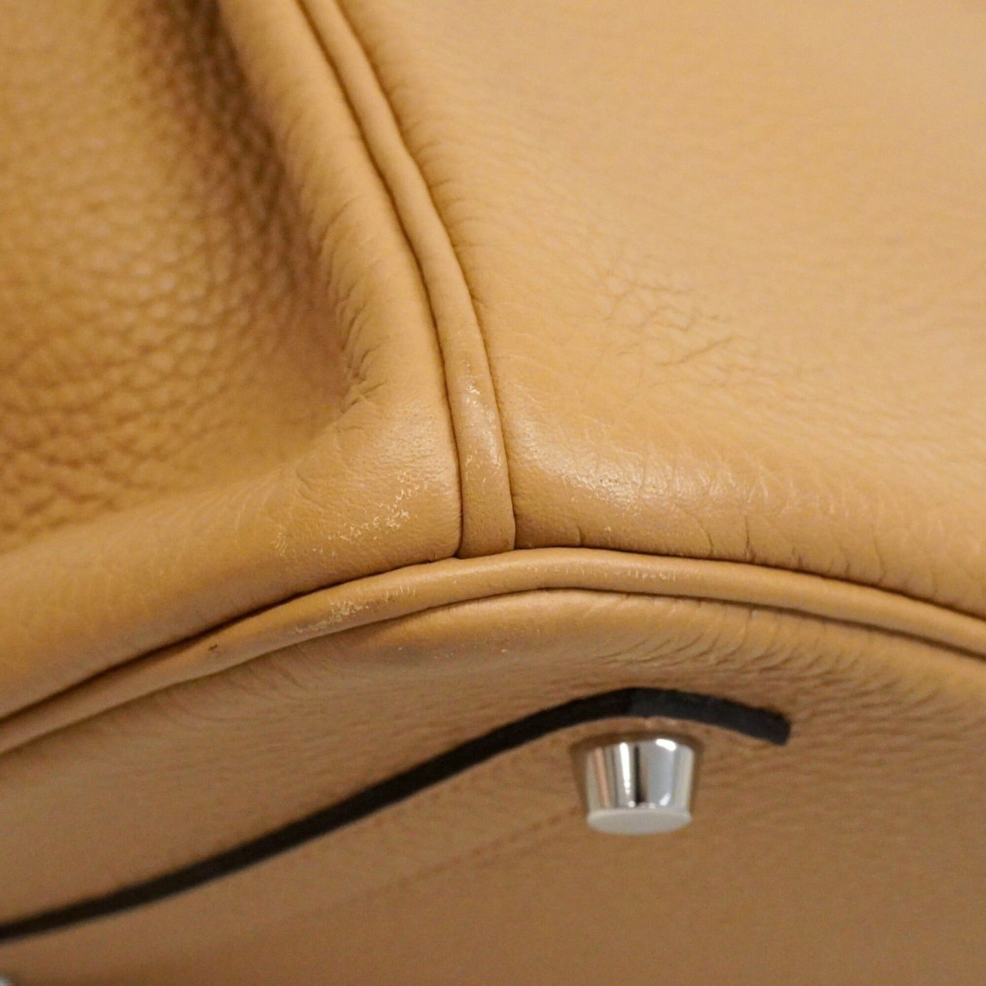 Hermes Hermes Birkin 35 Handbag, Taurillon Clemence Leather, Chai, U Stamp, Women's, P2859809 Size ONE SIZE - 6 Thumbnail