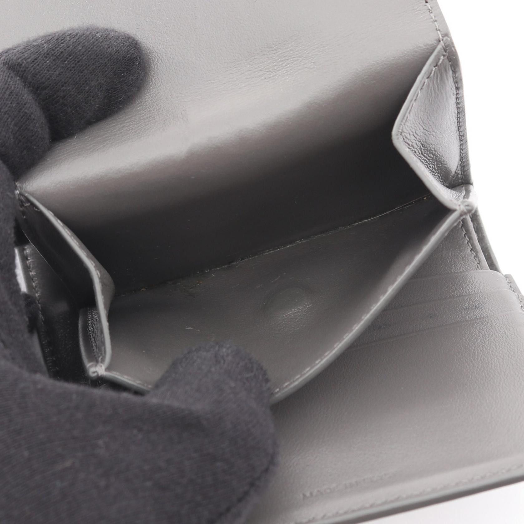 Celine Celine CELINE Small Trifold Wallet Leather Wallet Leather Short Wallet 10B573 DUTY FREE for USA Size ONE SIZE - 4 Thumbnail