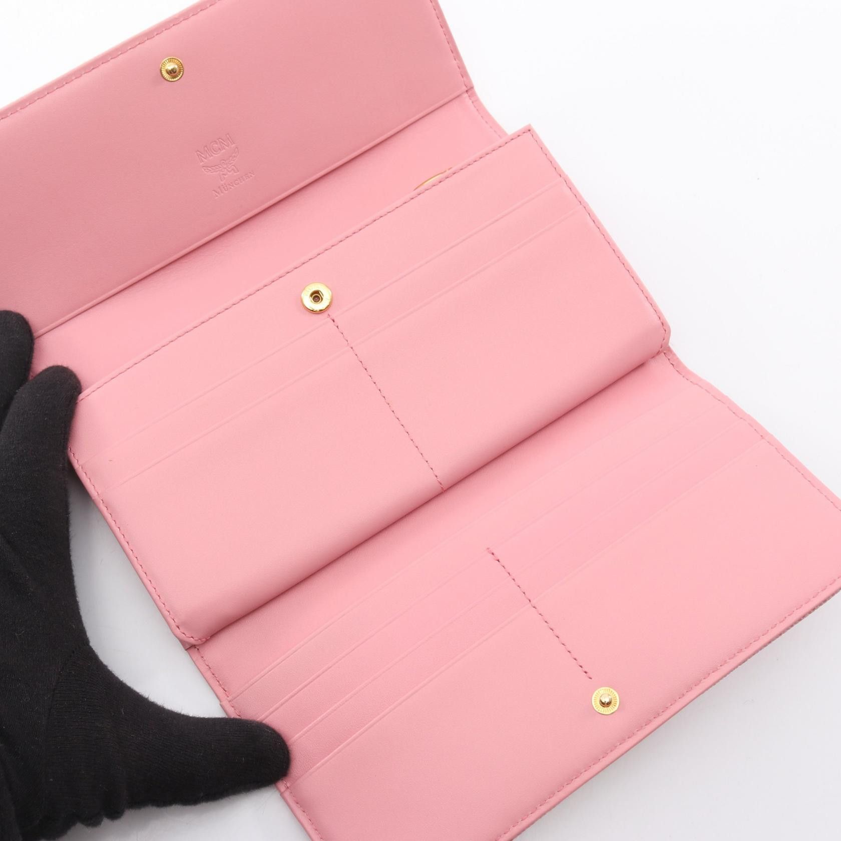 MCM MCM MCM Visetos Long Wallet Leather Long Wallet DUTY FREE for USA Size ONE SIZE - 3 Thumbnail