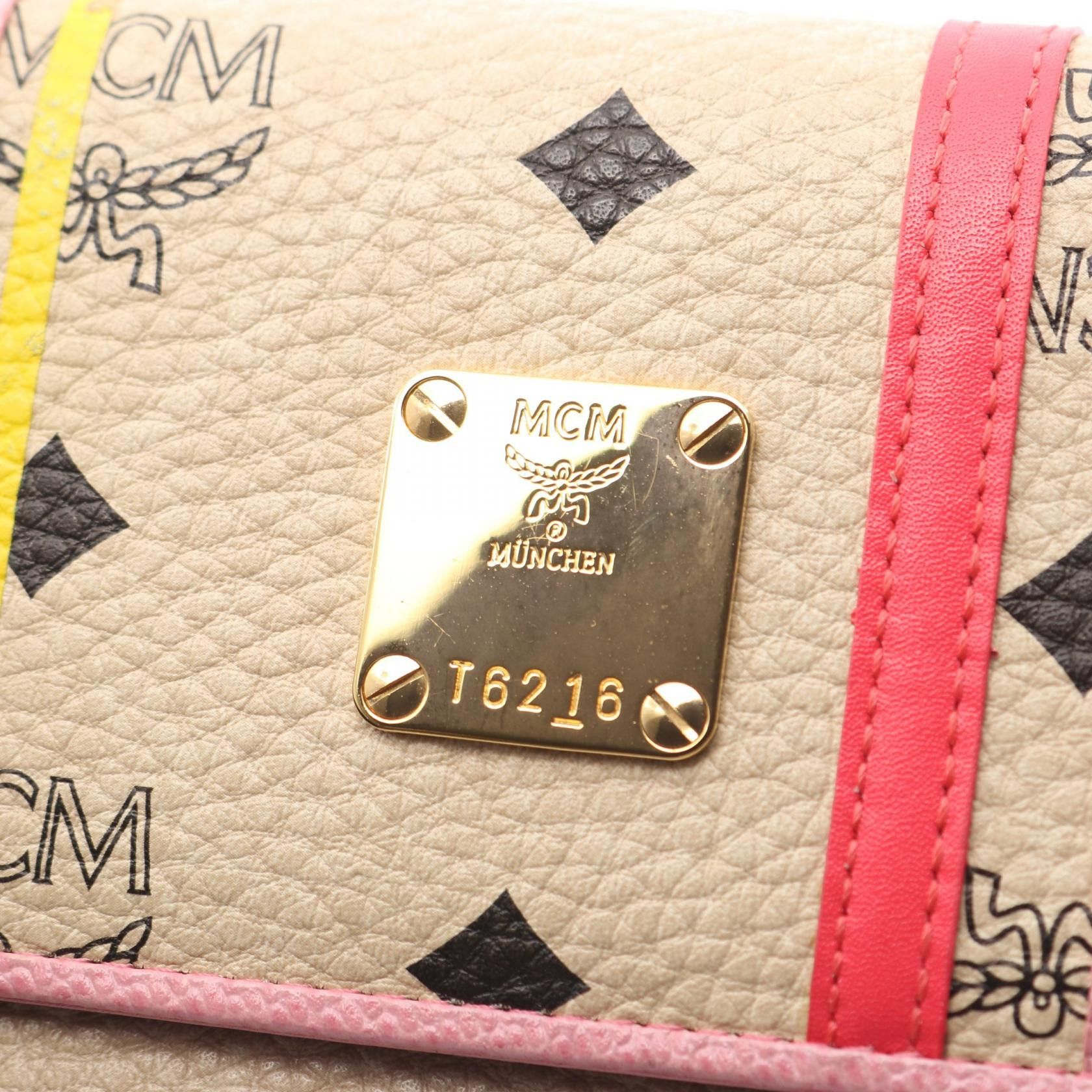 MCM MCM MCM Visetos Long Wallet Leather Long Wallet DUTY FREE for USA Size ONE SIZE - 9 Thumbnail