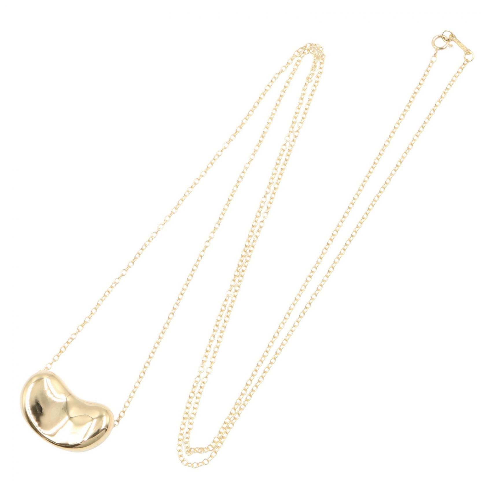 Tiffany & Co. Tiffany & Co. Tiffany & Co. Bean Au750 Necklace Precious Metal Necklace DUTY FREE for USA Size ONE SIZE - 2 Thumbnail