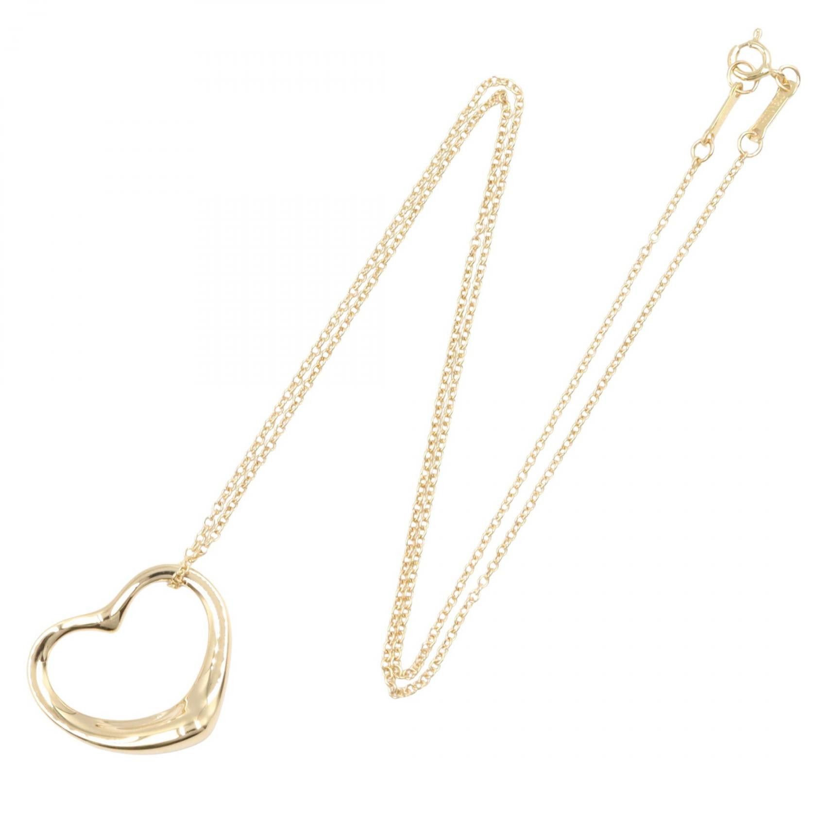 Tiffany & Co. Tiffany & Co. Tiffany＆Co. Open Heart Au750 Necklace Precious Metal Necklace DUTY FREE for USA Size ONE SIZE - 2 Thumbnail