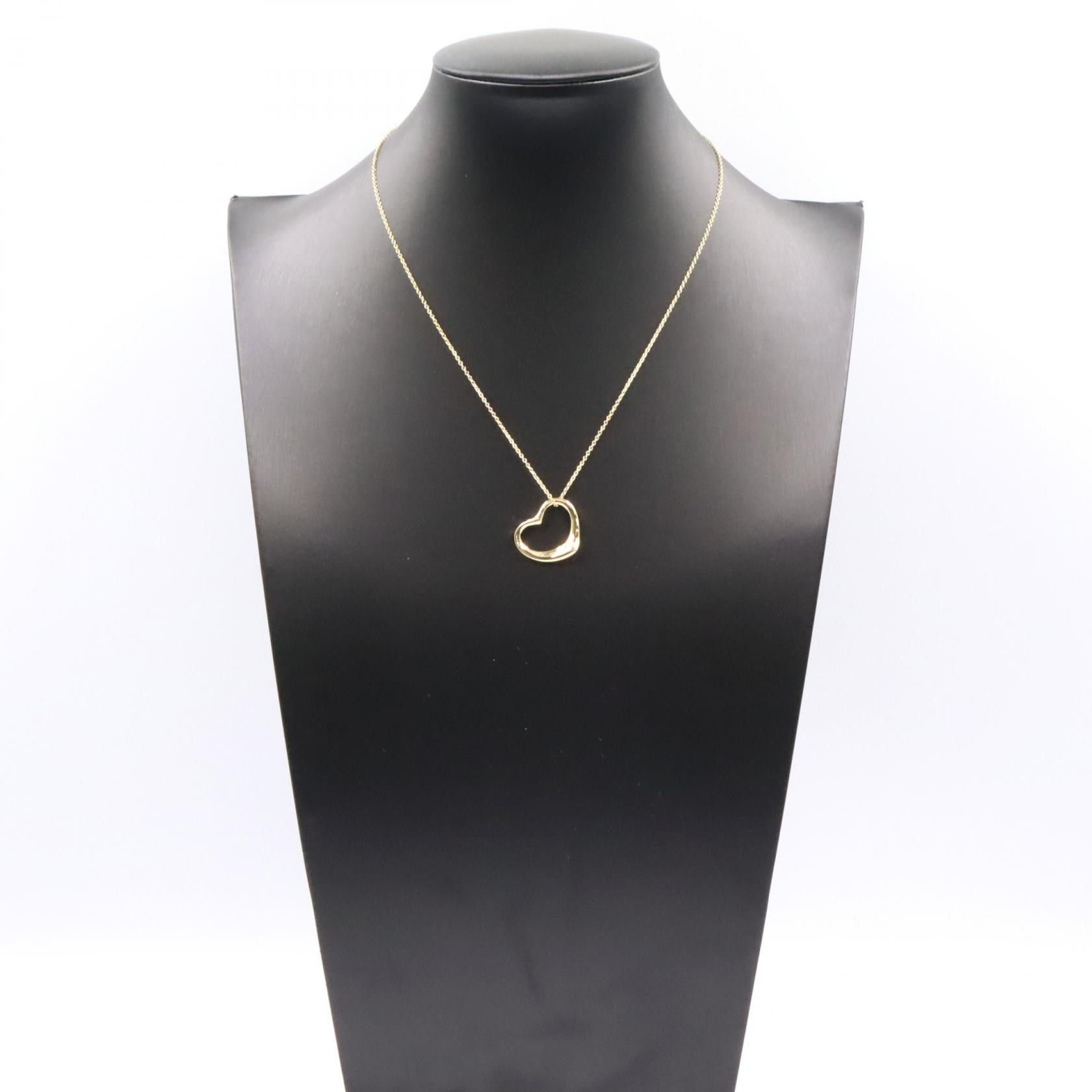 Tiffany & Co. Tiffany & Co. Tiffany＆Co. Open Heart Au750 Necklace Precious Metal Necklace DUTY FREE for USA Size ONE SIZE - 7 Thumbnail