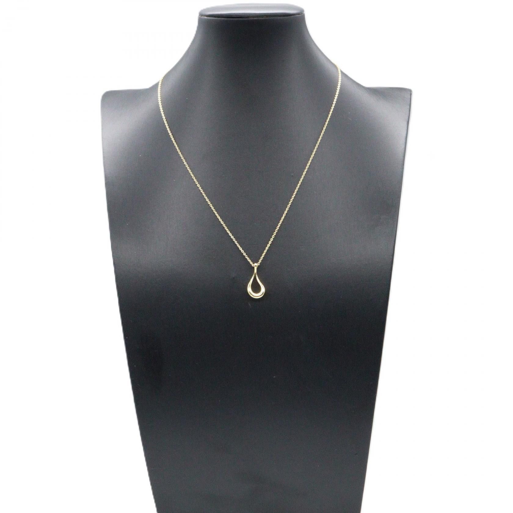 Tiffany & Co. Tiffany & Co. Tiffany & Co. Open Teardrop Au750 Necklace Precious Metal Necklace DUTY FREE for USA Size ONE SIZE - 5 Thumbnail