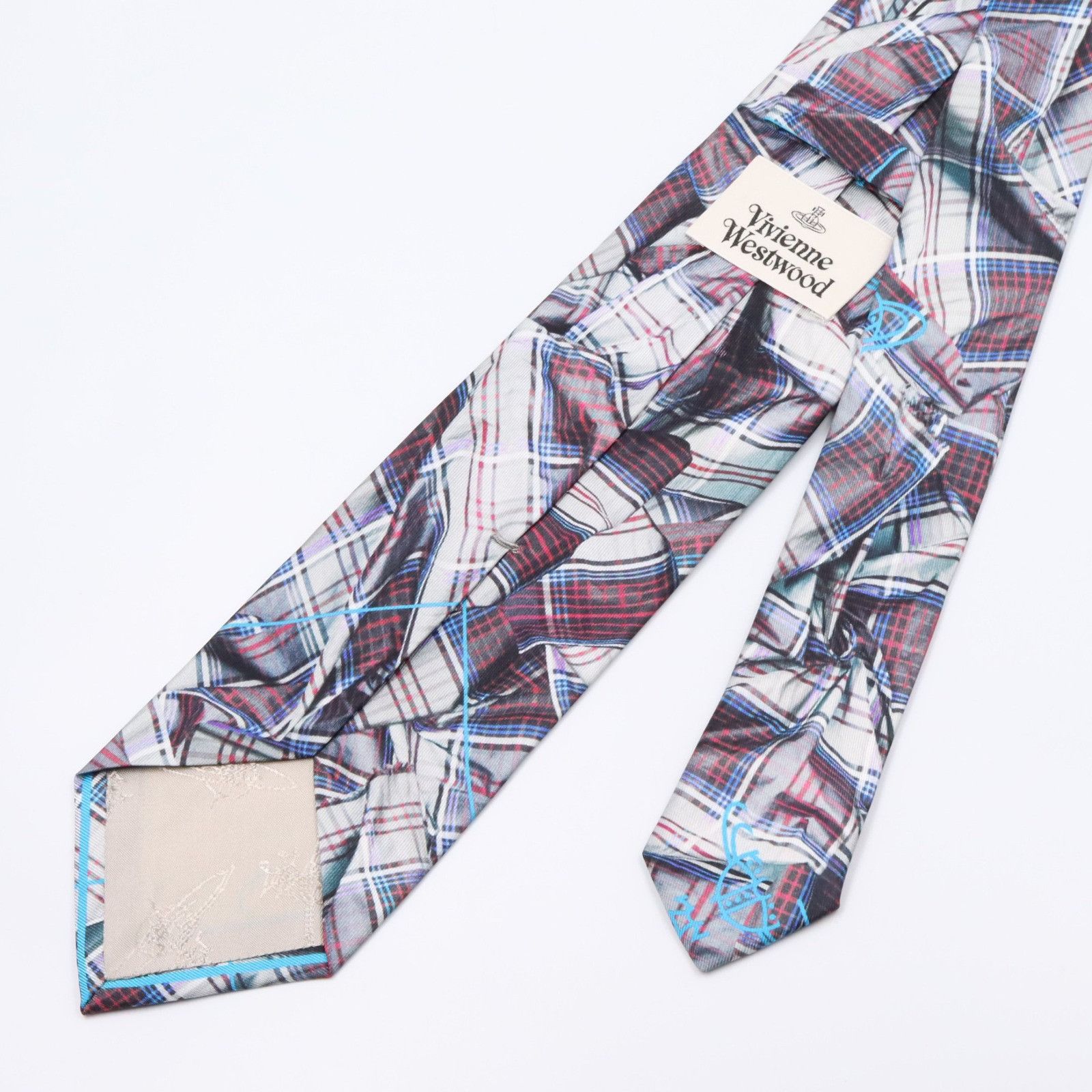 Vivienne Westwood Vivienne Westwood Vivienne Westwood Silk Necktie Textile Necktie DUTY FREE for USA Size ONE SIZE - 3 Thumbnail