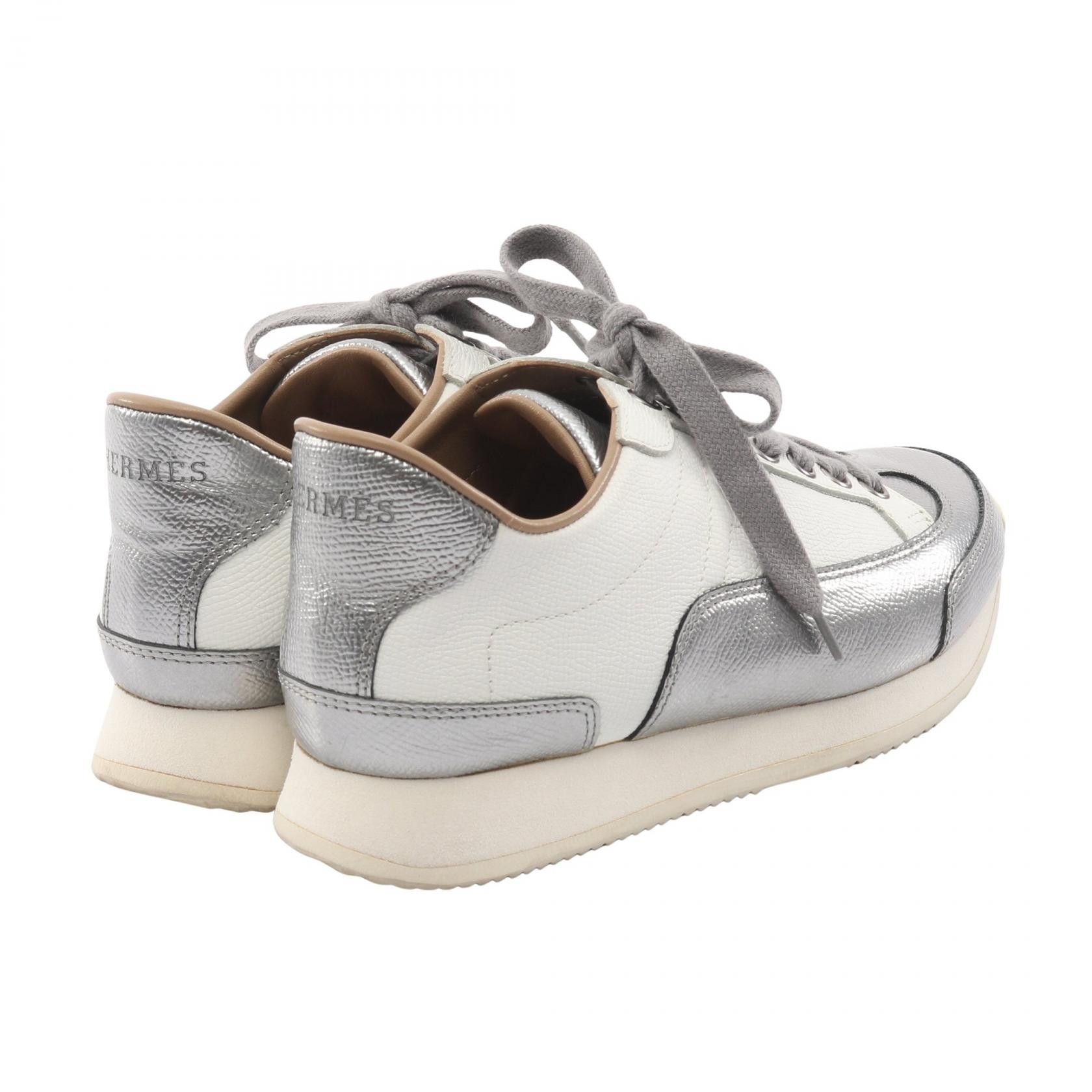 Hermes Hermes Hermes Quick Leather Sneakers Leather Shoes DUTY FREE for USA Size ONE SIZE - 2 Thumbnail