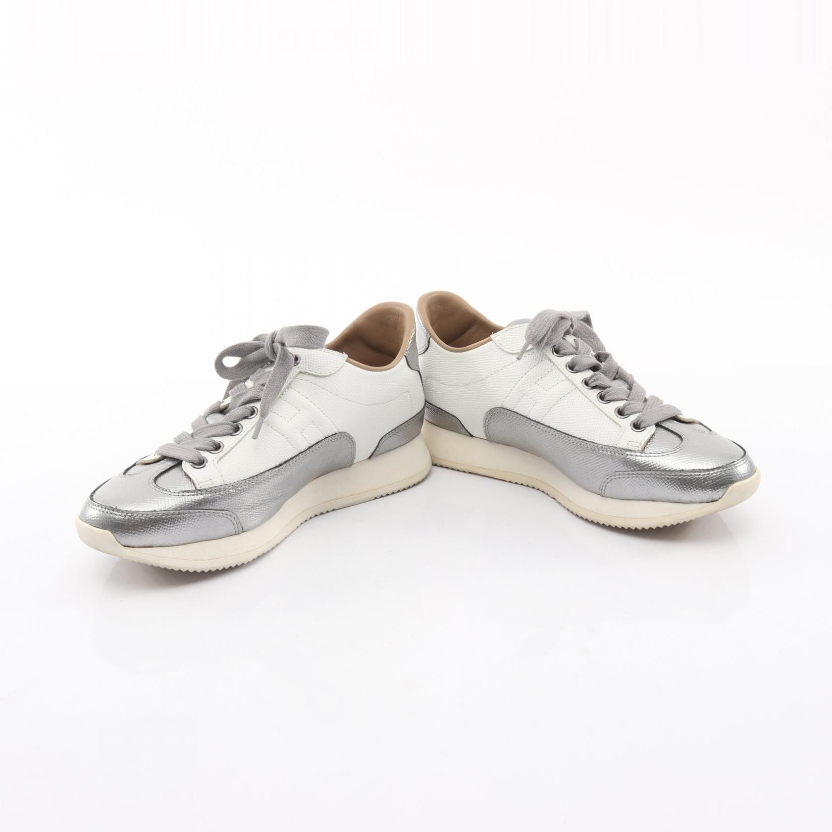 Hermes Hermes Hermes Quick Leather Sneakers Leather Shoes DUTY FREE for USA Size ONE SIZE - 3 Thumbnail