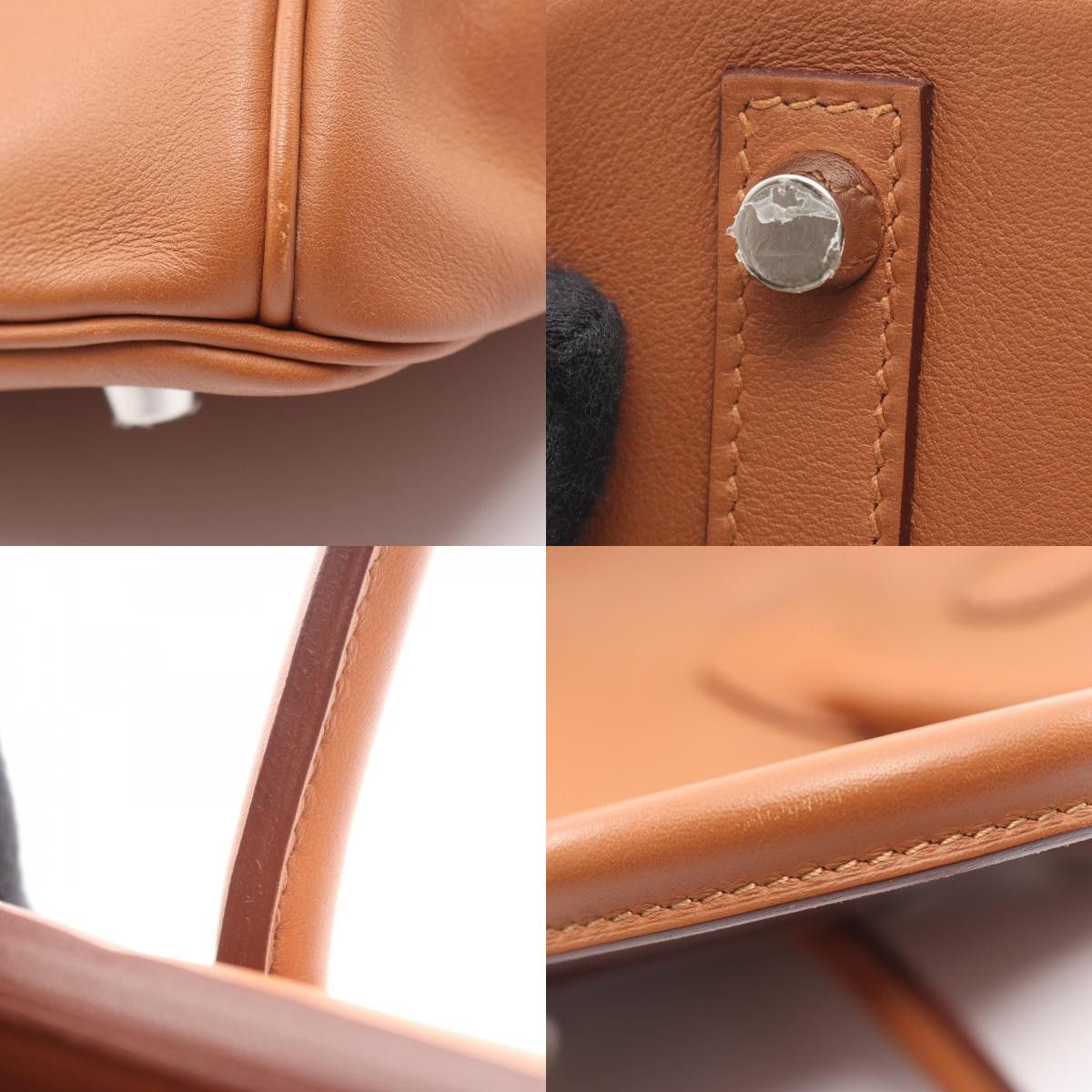 Hermes Hermes Hermes Birkin30 Tressage Veau Swift Veau Epsom Leather Handbag D DUTY FREE for USA Size ONE SIZE - 10 Thumbnail
