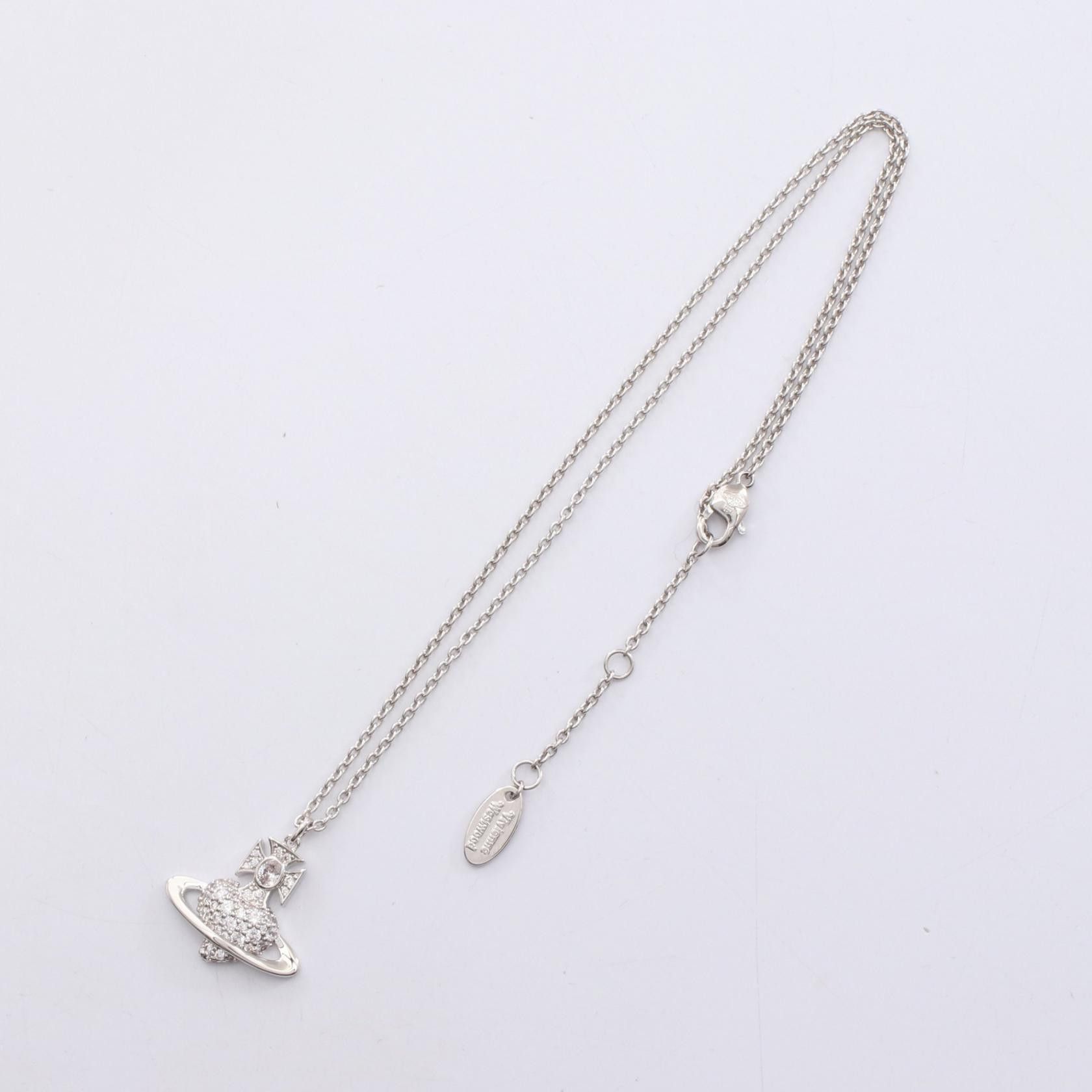 Vivienne Westwood Vivienne Westwood Vivienne Westwood AGNATHA Stainless Steel Necklace Metal Necklace 630203G0/02P102 DUTY FREE for USA Size ONE SIZE - 4 Thumbnail