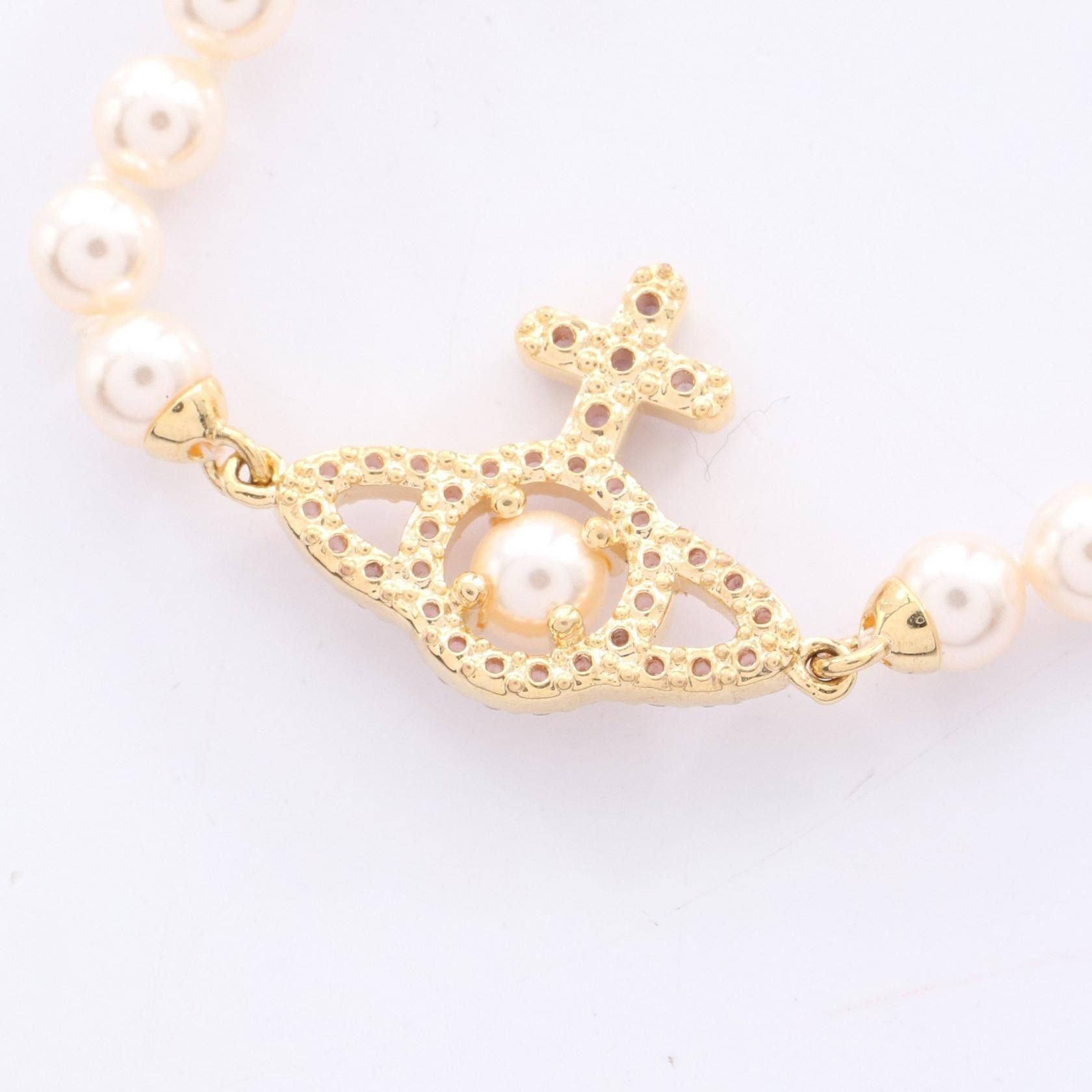 Vivienne Westwood Vivienne Westwood Vivienne Westwood OLYMPIA PEARL Bracelet Plastic / Synthetic Bracelet 6103007R/02R667 DUTY FREE for USA Size ONE SIZE - 3 Thumbnail
