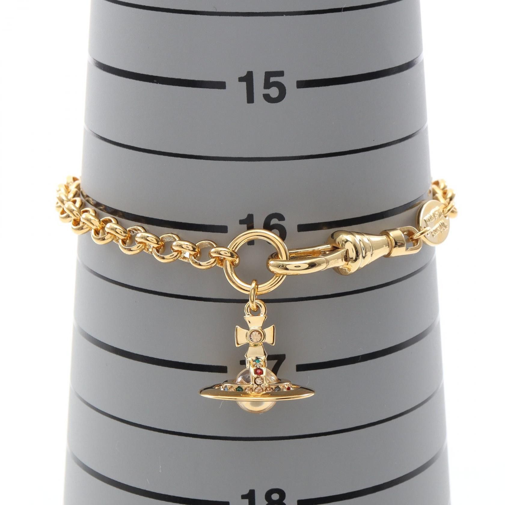 Vivienne Westwood Vivienne Westwood Vivienne Westwood NEW PETITE ORB Bracelet Metal Bracelet 61020057/02R001 DUTY FREE for USA Size ONE SIZE - 6 Thumbnail