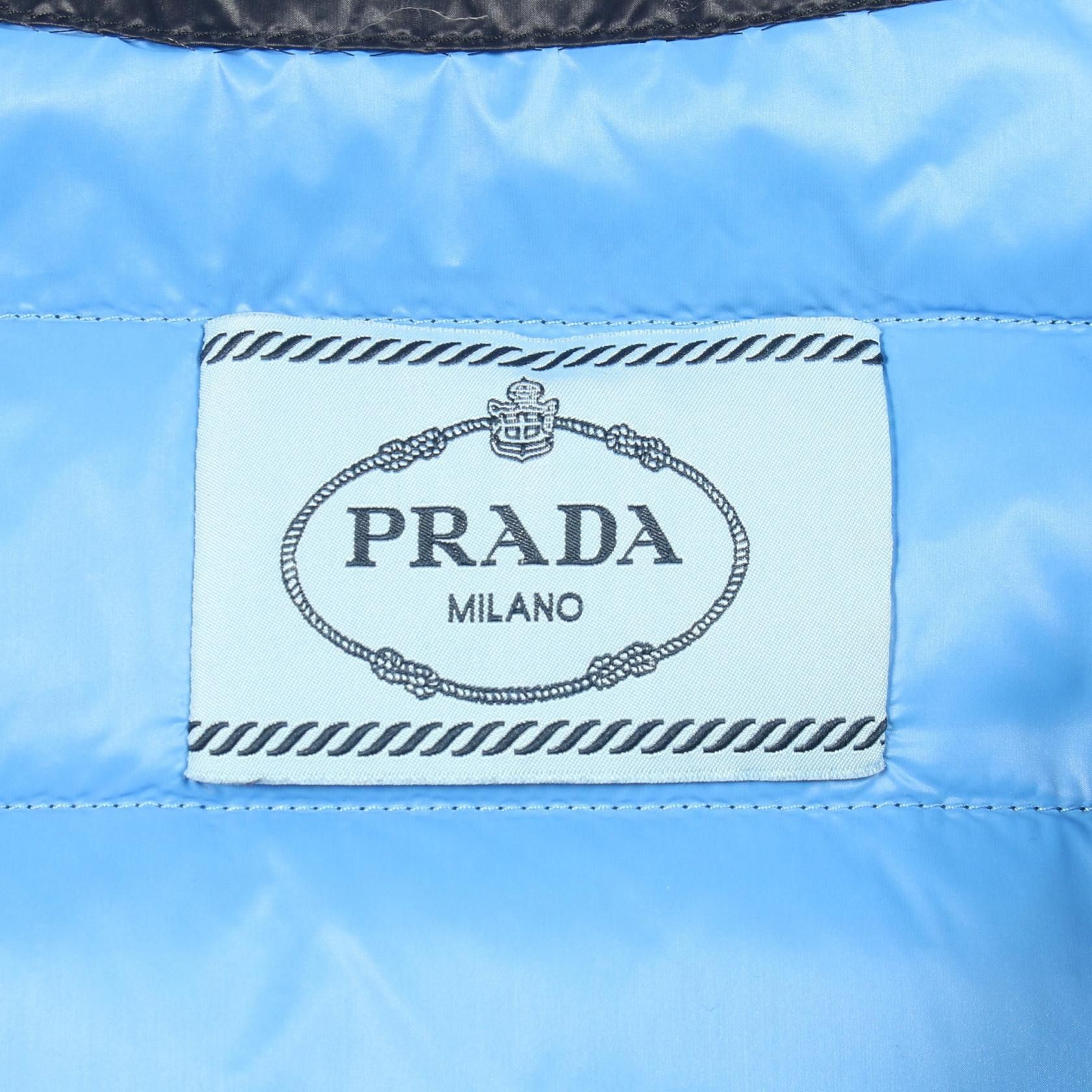 Prada Prada Prada Triangle Logo Down Jacket Textile Outerwear DUTY FREE for USA Size ONE SIZE - 3 Thumbnail