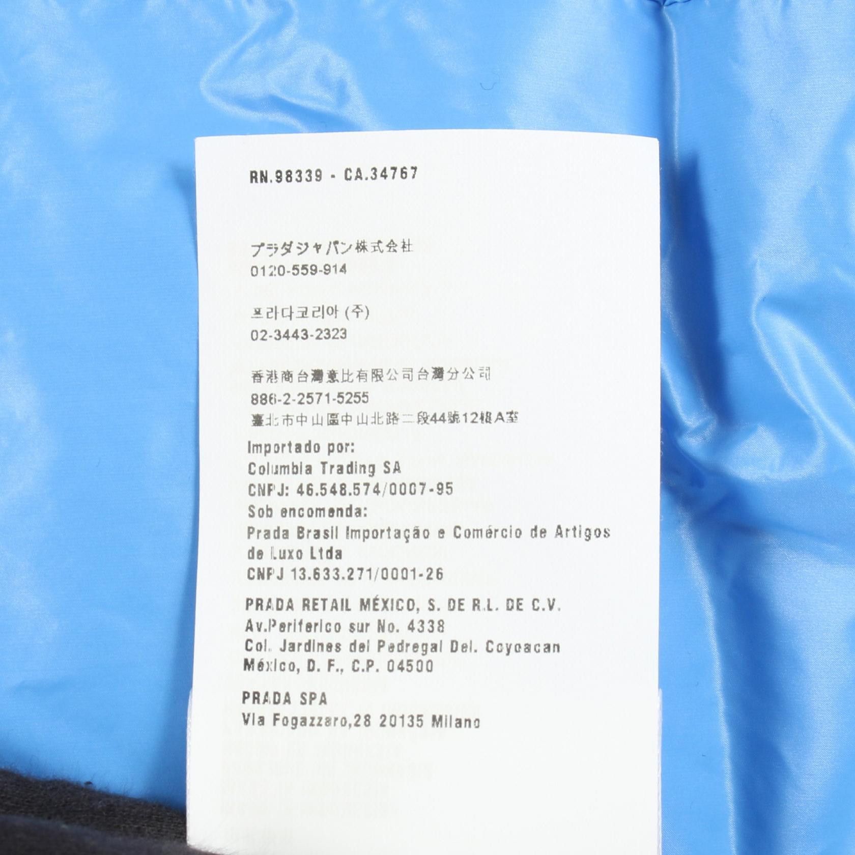 Prada Prada Prada Triangle Logo Down Jacket Textile Outerwear DUTY FREE for USA Size ONE SIZE - 4 Thumbnail