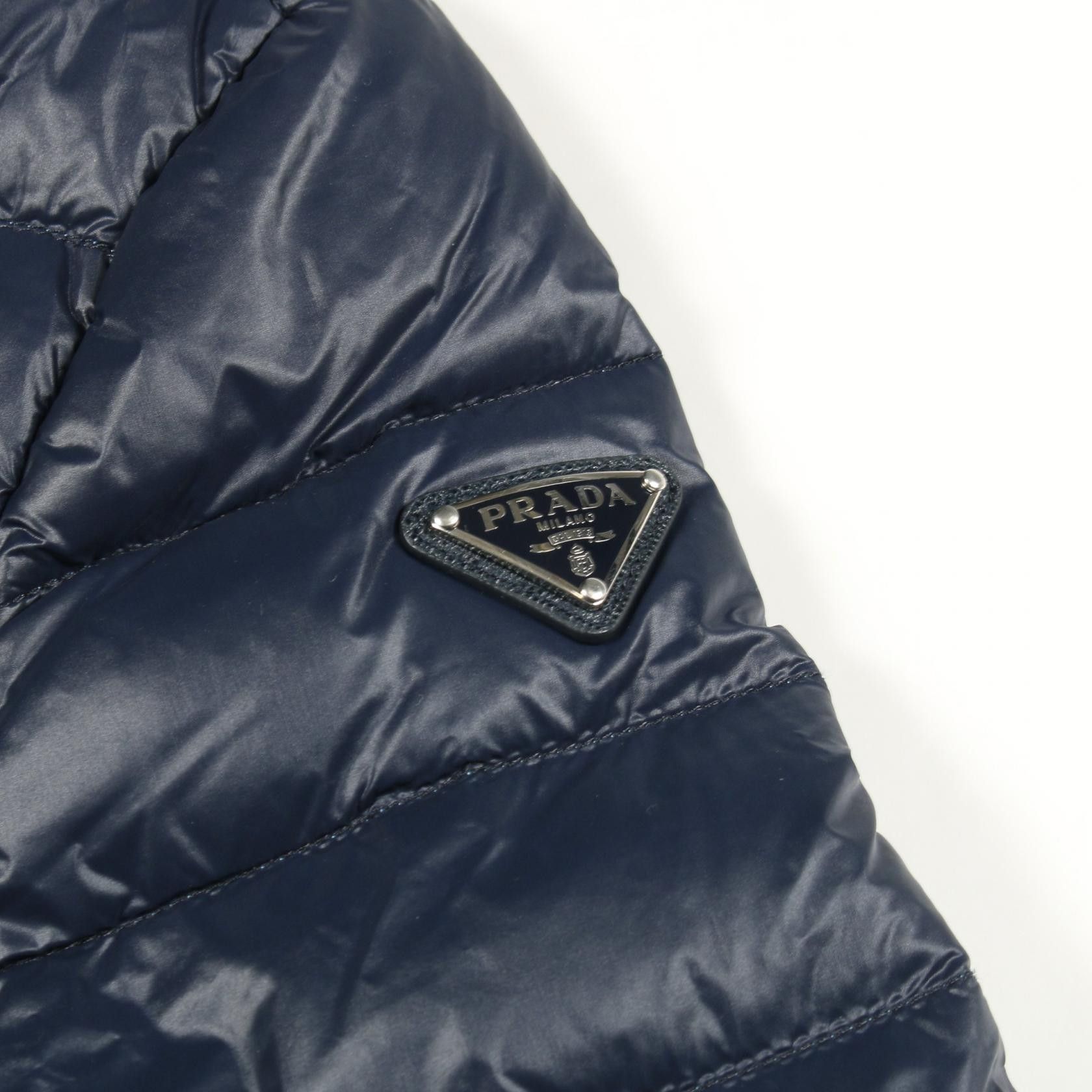 Prada Prada Prada Triangle Logo Down Jacket Textile Outerwear DUTY FREE for USA Size ONE SIZE - 8 Thumbnail