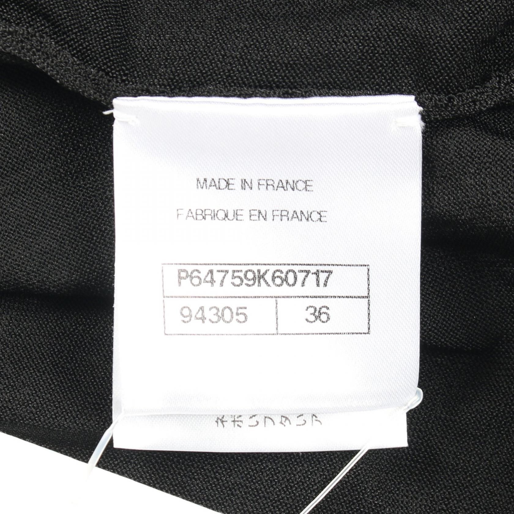 Chanel Chanel Chanel Coco Mark Button Rayon Knit Top Textile Tops P64759K60717 DUTY FREE for USA Size ONE SIZE - 5 Thumbnail