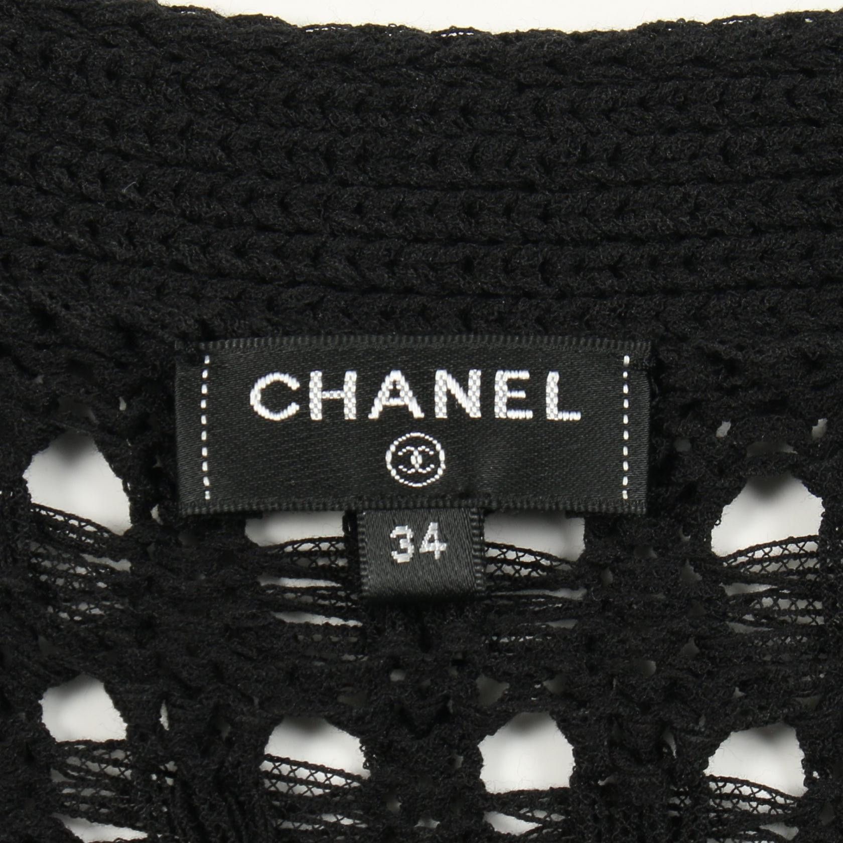 Chanel Chanel Chanel Cotton Cardigan Textile Tops P63006K48889 DUTY FREE for USA Size ONE SIZE - 3 Thumbnail