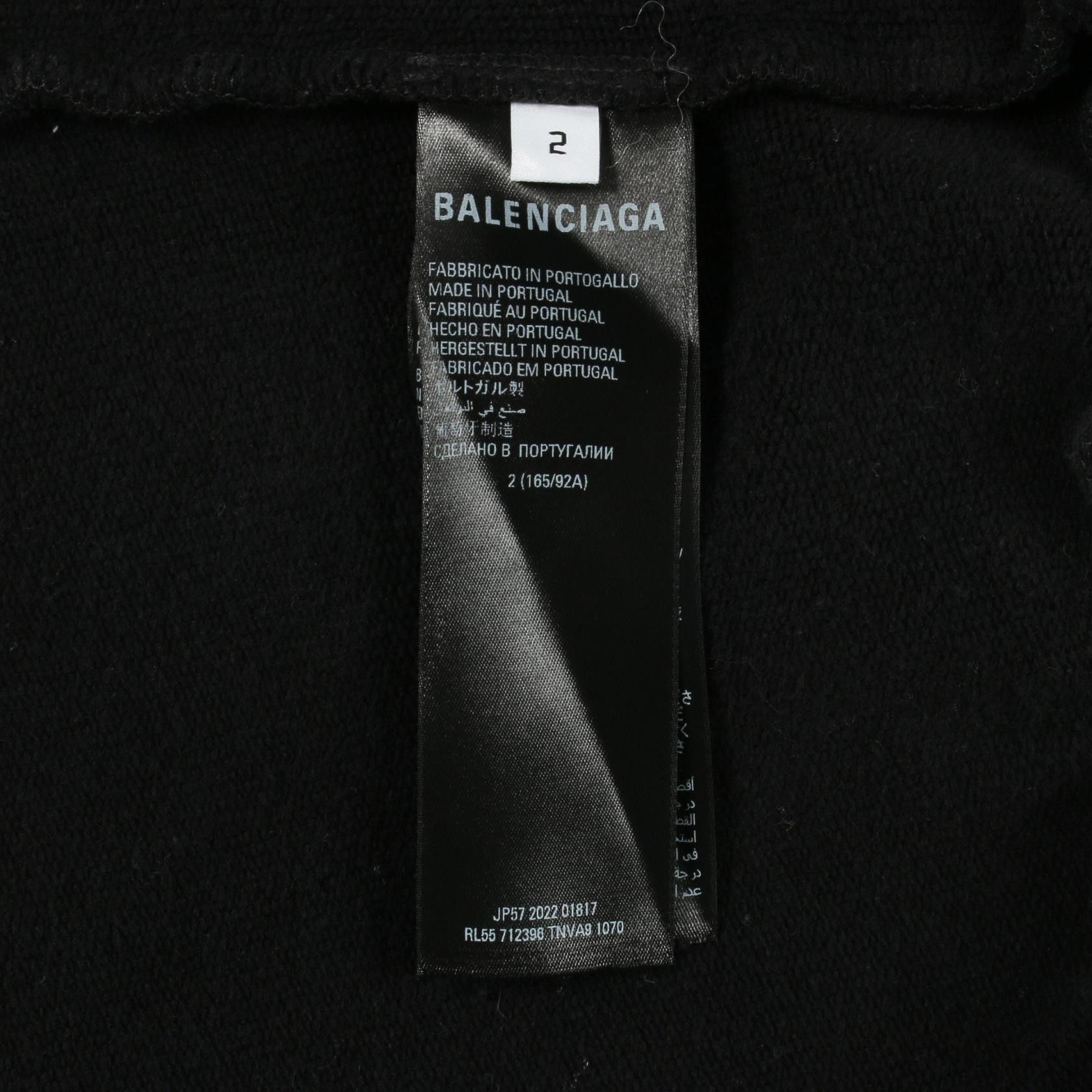 Balenciaga Balenciaga Balenciaga adidas Oversized Hoodie Cotton Sweatshirt Textile Sweatshirts & Hoodies DUTY FREE for USA Size ONE SIZE - 5 Thumbnail