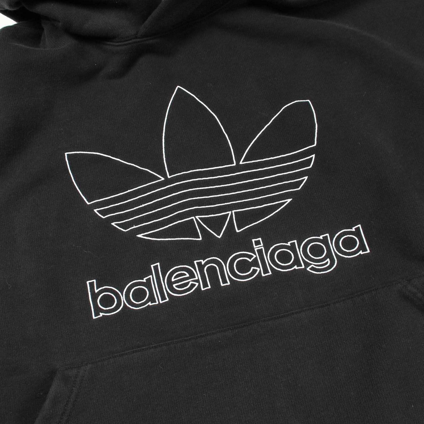Balenciaga Balenciaga Balenciaga adidas Oversized Hoodie Cotton Sweatshirt Textile Sweatshirts & Hoodies DUTY FREE for USA Size ONE SIZE - 10 Thumbnail