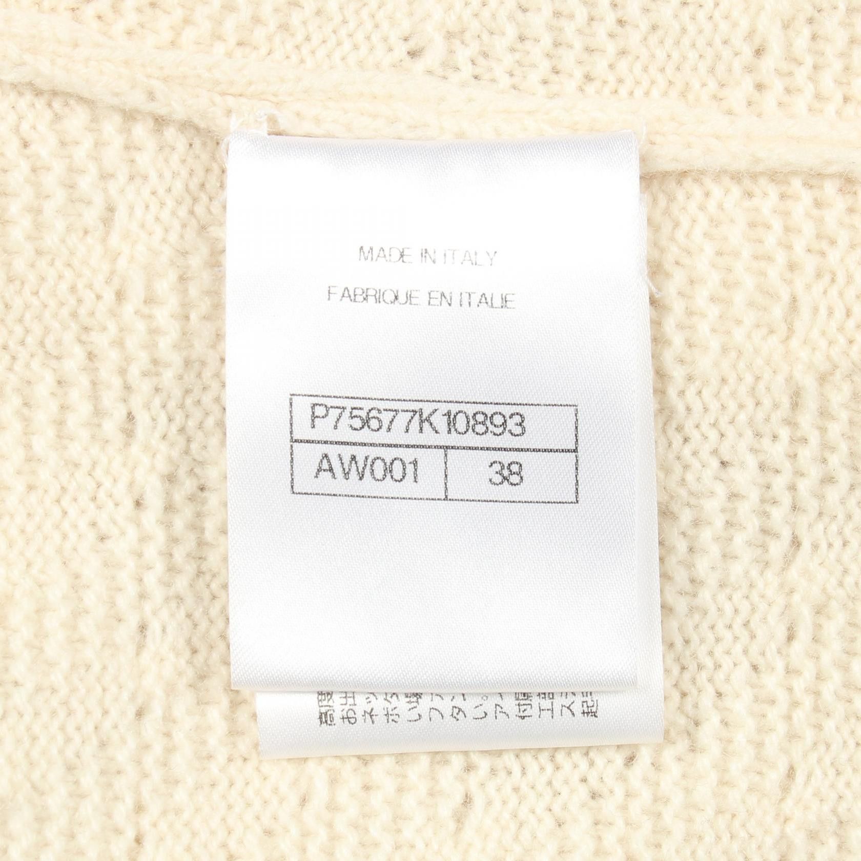 Chanel Chanel CHANEL Coco Mark Button Cashmere Cardigan Textile Tops P75677K10893 DUTY FREE for USA Size ONE SIZE - 5 Thumbnail