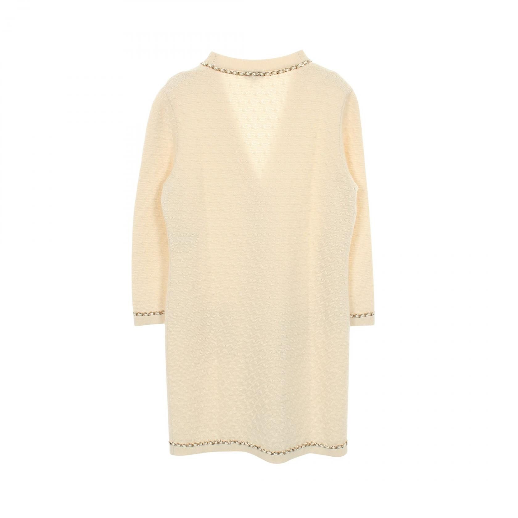 Chanel Chanel CHANEL Coco Mark Button Cashmere Cardigan Textile Tops P75677K10893 DUTY FREE for USA Size ONE SIZE - 2 Thumbnail