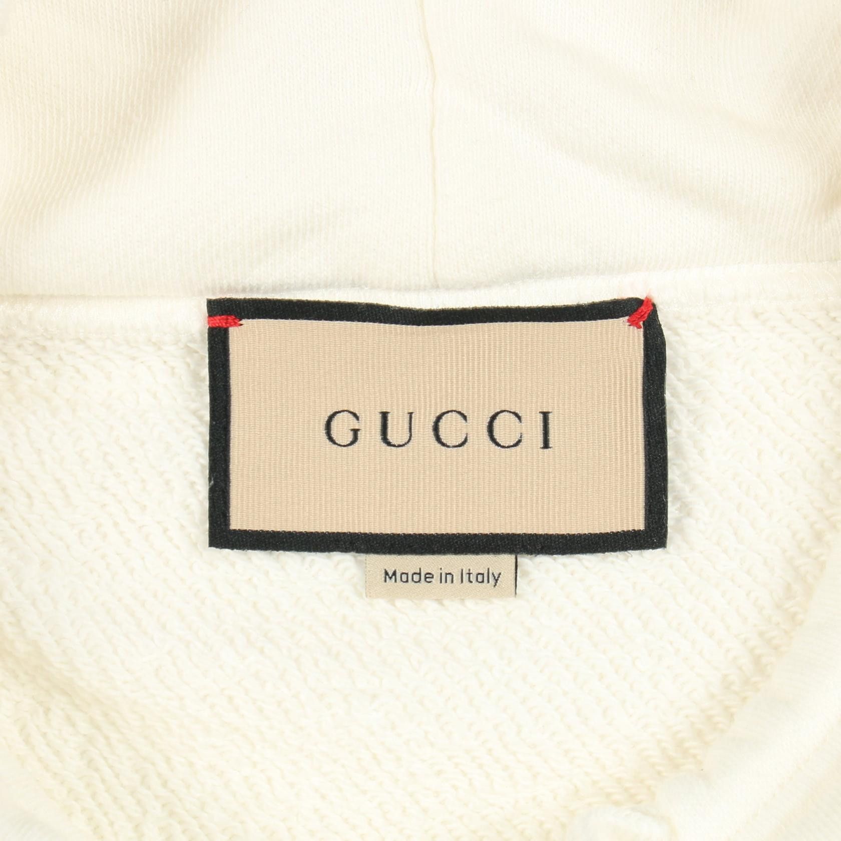 Gucci Gucci Gucci GG Logo Print Cotton Hoodie Textile Sweatshirts & Hoodies DUTY FREE for USA Size ONE SIZE - 3 Thumbnail