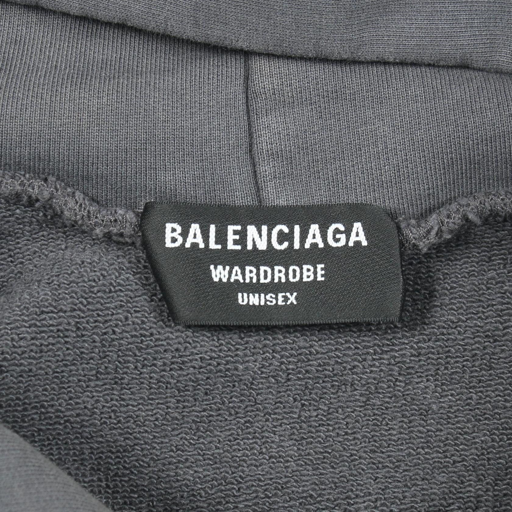 Balenciaga Balenciaga Balenciaga Cotton Hoodie Textile Sweatshirts & Hoodies 620973 DUTY FREE for USA Size ONE SIZE - 3 Thumbnail