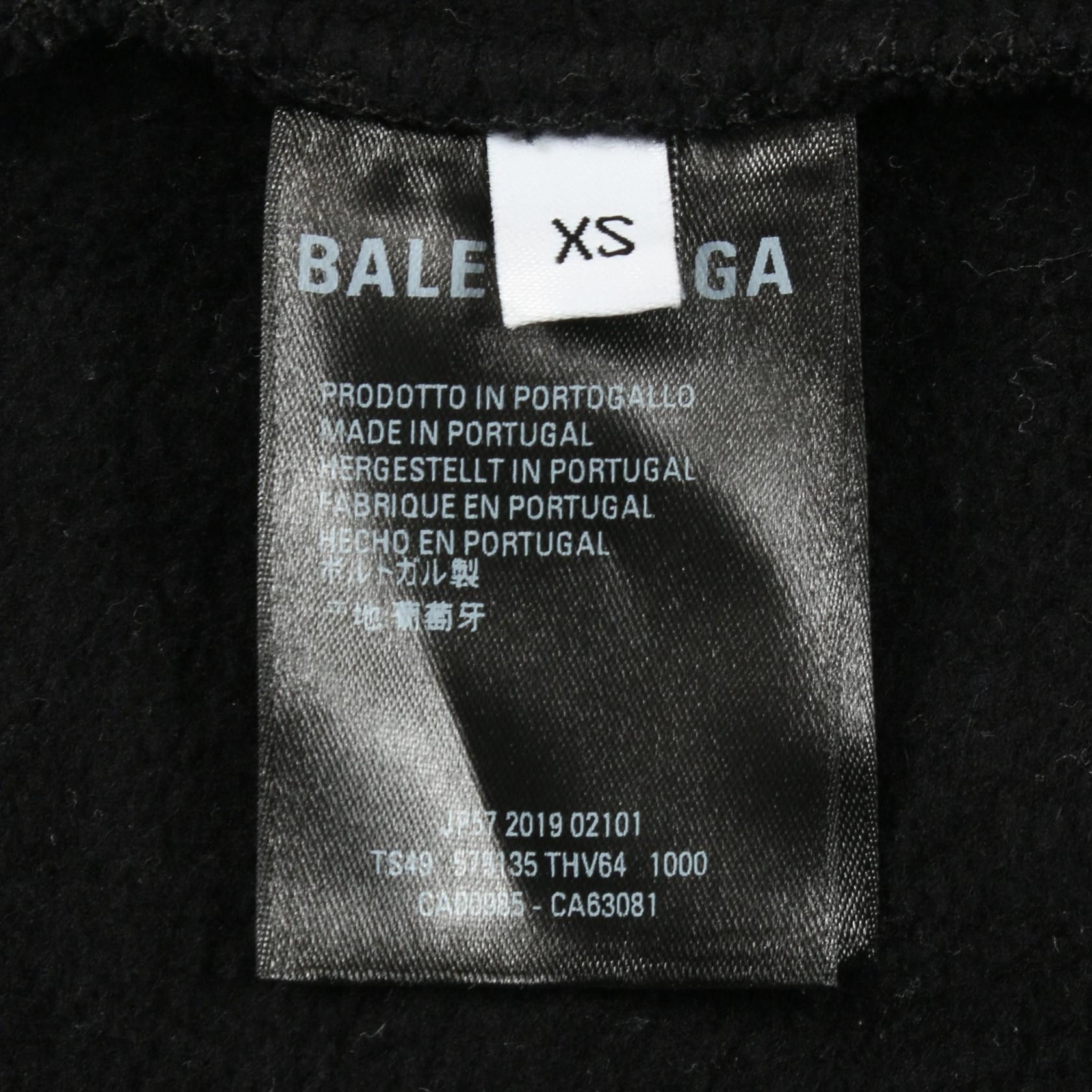 Balenciaga Balenciaga Balenciaga logo print cotton hoodie Textile Sweatshirts & Hoodies DUTY FREE for USA Size ONE SIZE - 5 Thumbnail