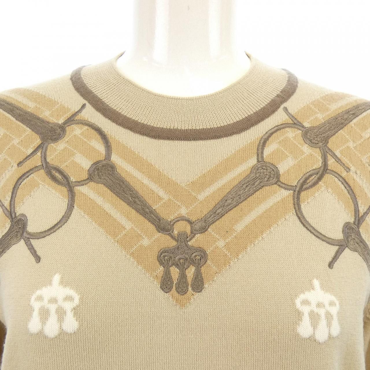 Hermes Hermes Hermes MORS A JOUET Knit Top Textile Tops DUTY FREE for USA Size ONE SIZE - 5 Thumbnail