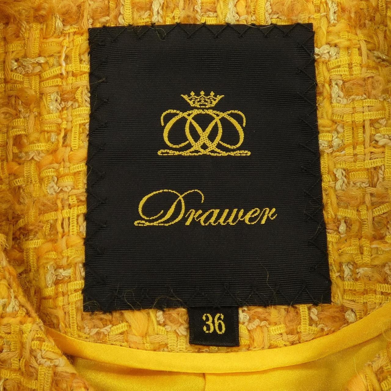 Other Other Drawer Collarless Jacket Textile Outerwear DUTY FREE for USA Size ONE SIZE - 4 Thumbnail