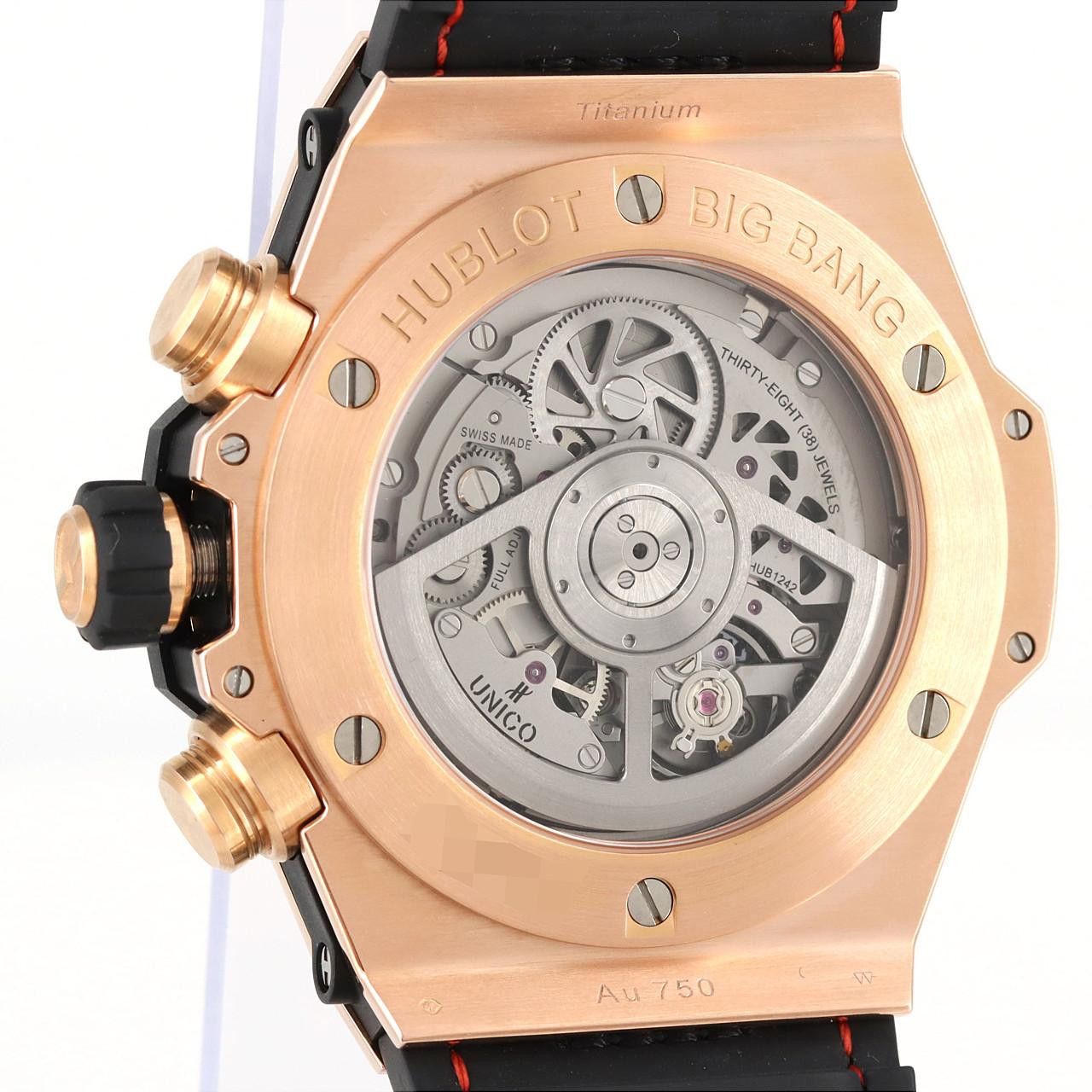 Hublot Hublot Hublot Big Bang Unico King Gold Ceramic automatic Precious Metal Automatic 411.OM.1180.RX DUTY FREE for USA Size ONE SIZE - 4 Thumbnail